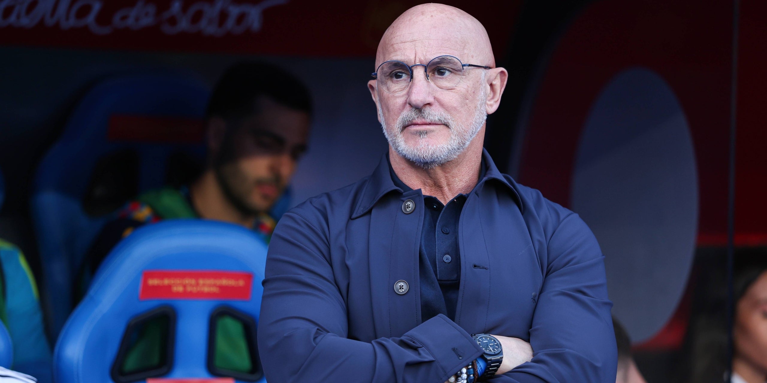 Luis de la Fuente, durant un partit de la selecció espanyola | Europa Press