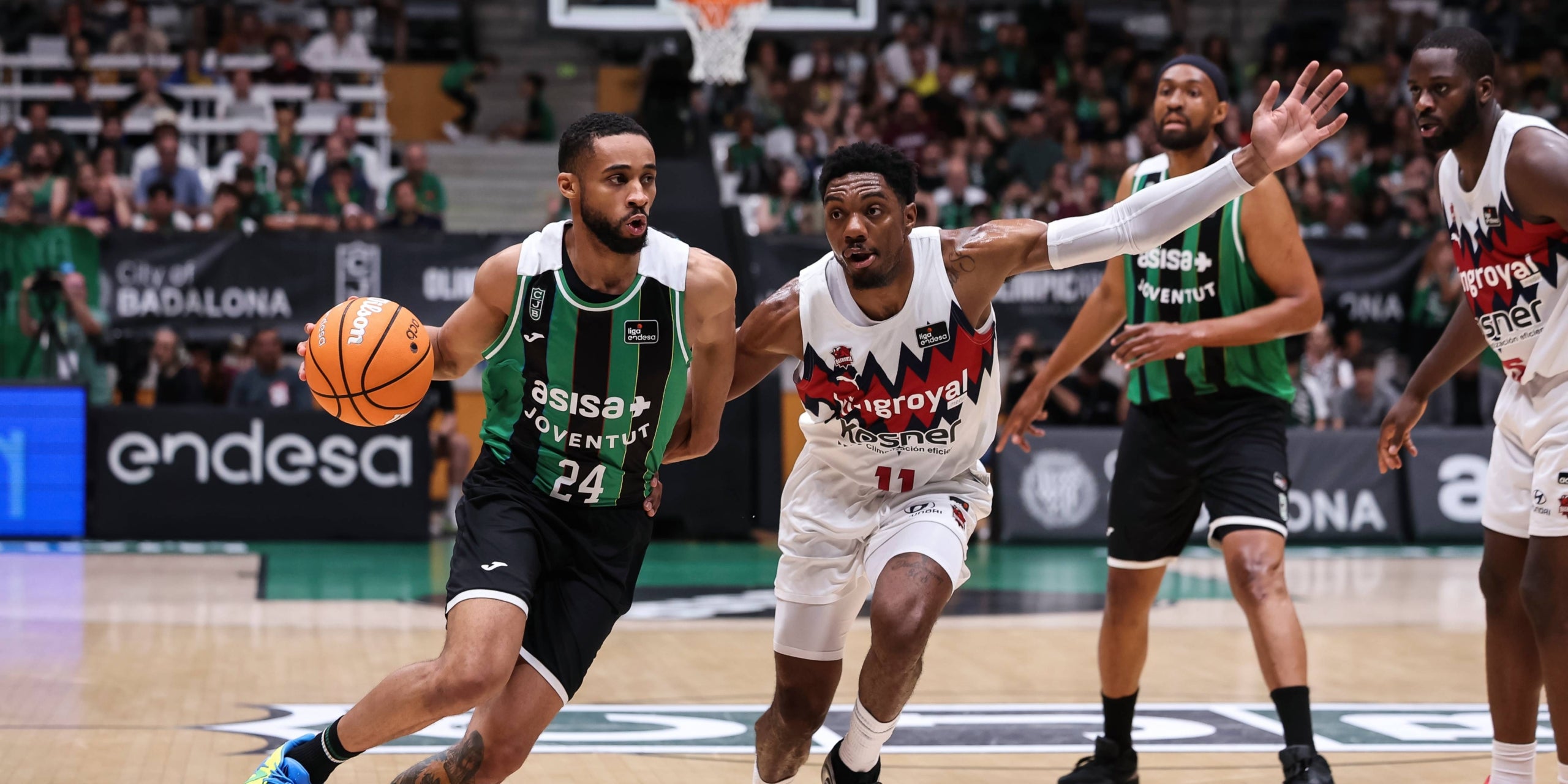 Cameron Hunt, l'MVP del partit contra Baskonia. | Europa Press.