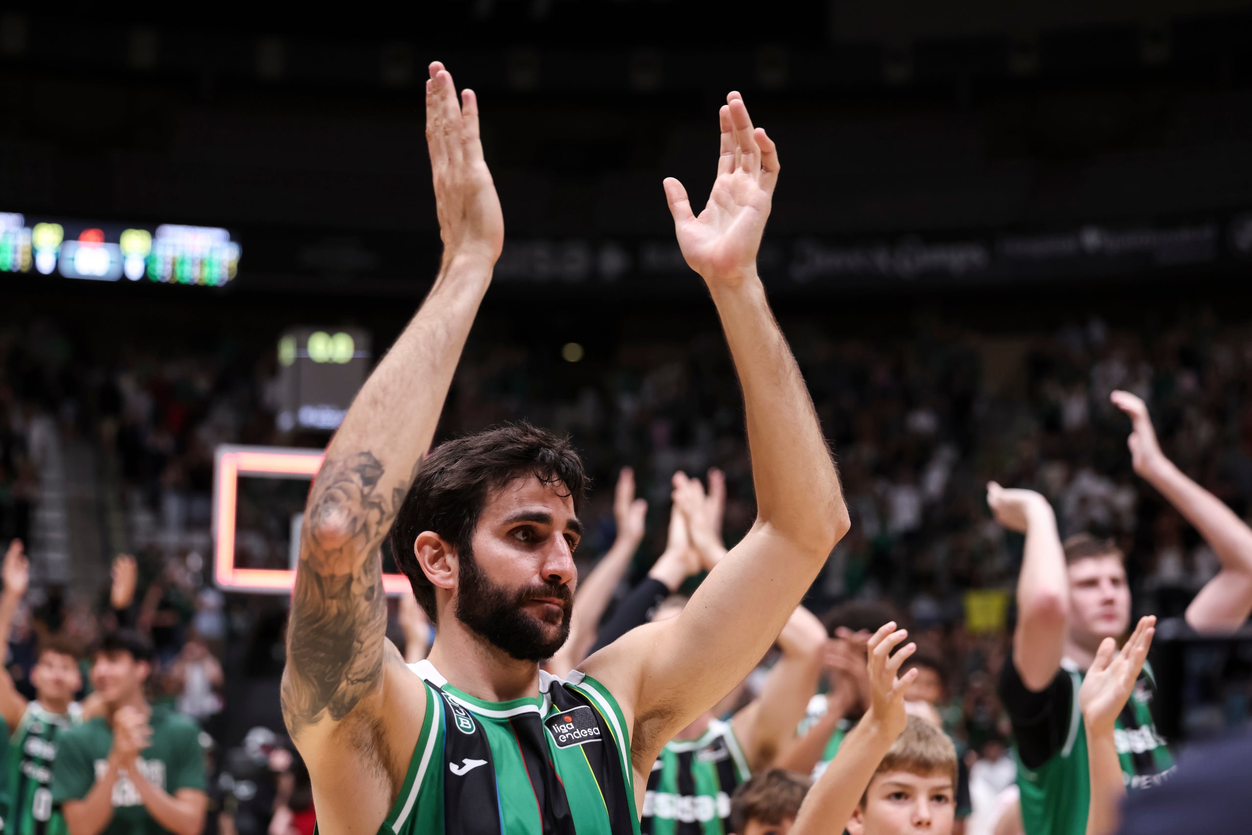 Ricky Rubio al final del partit. | Europa Press.