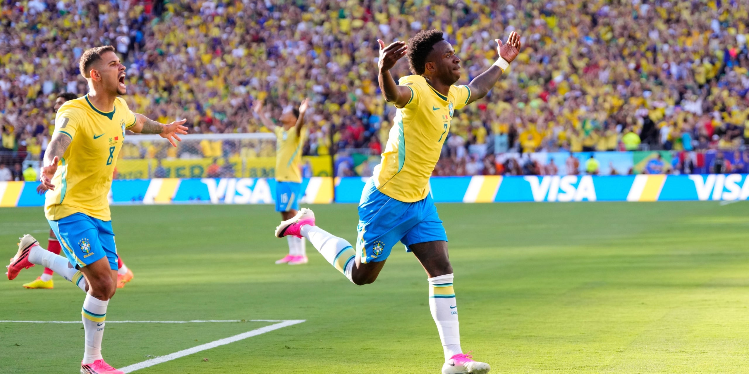 Vinícius ha fet l'1-1 per Brasil. | Europa Press