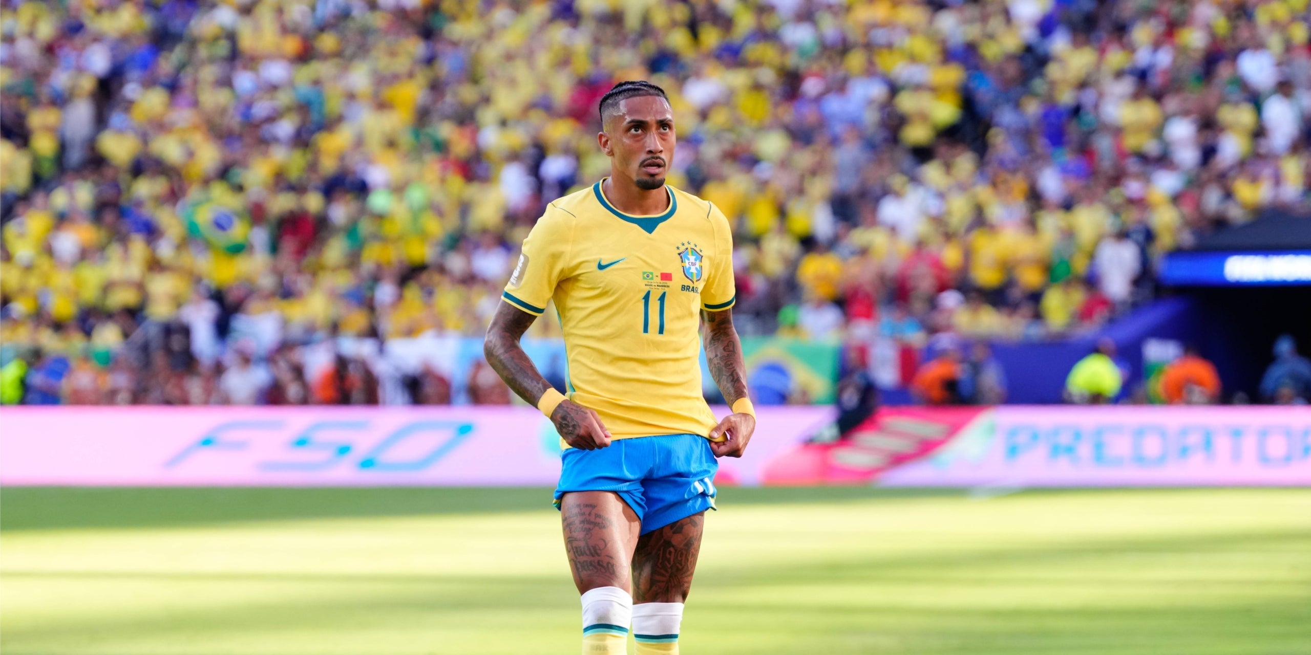 Raphinha, al primer partit del Brasil al Mundial. | Europa Press