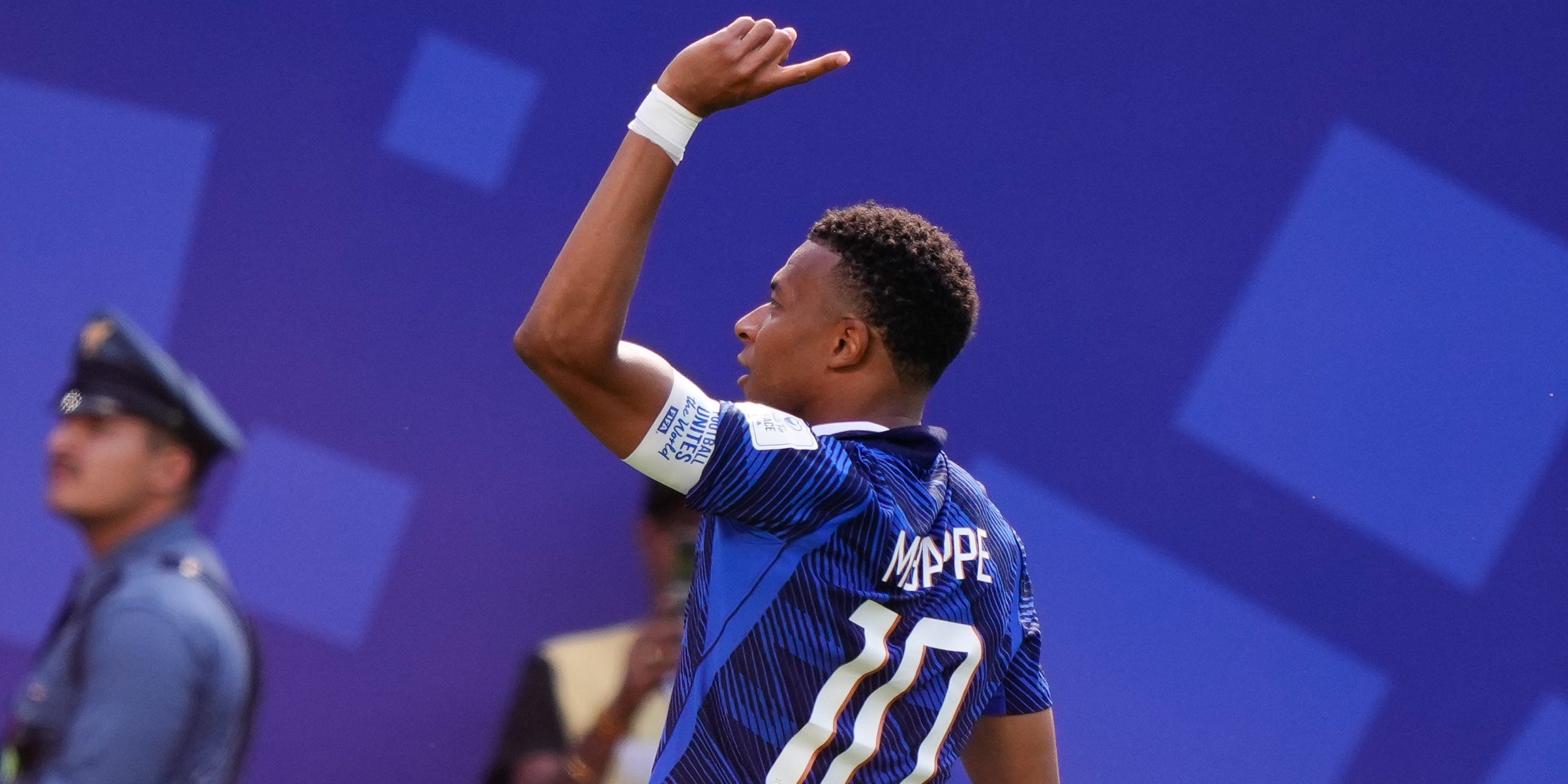 Kylian Mbappé, celebrant un dels seus gols contra el Senegal | Europa Press