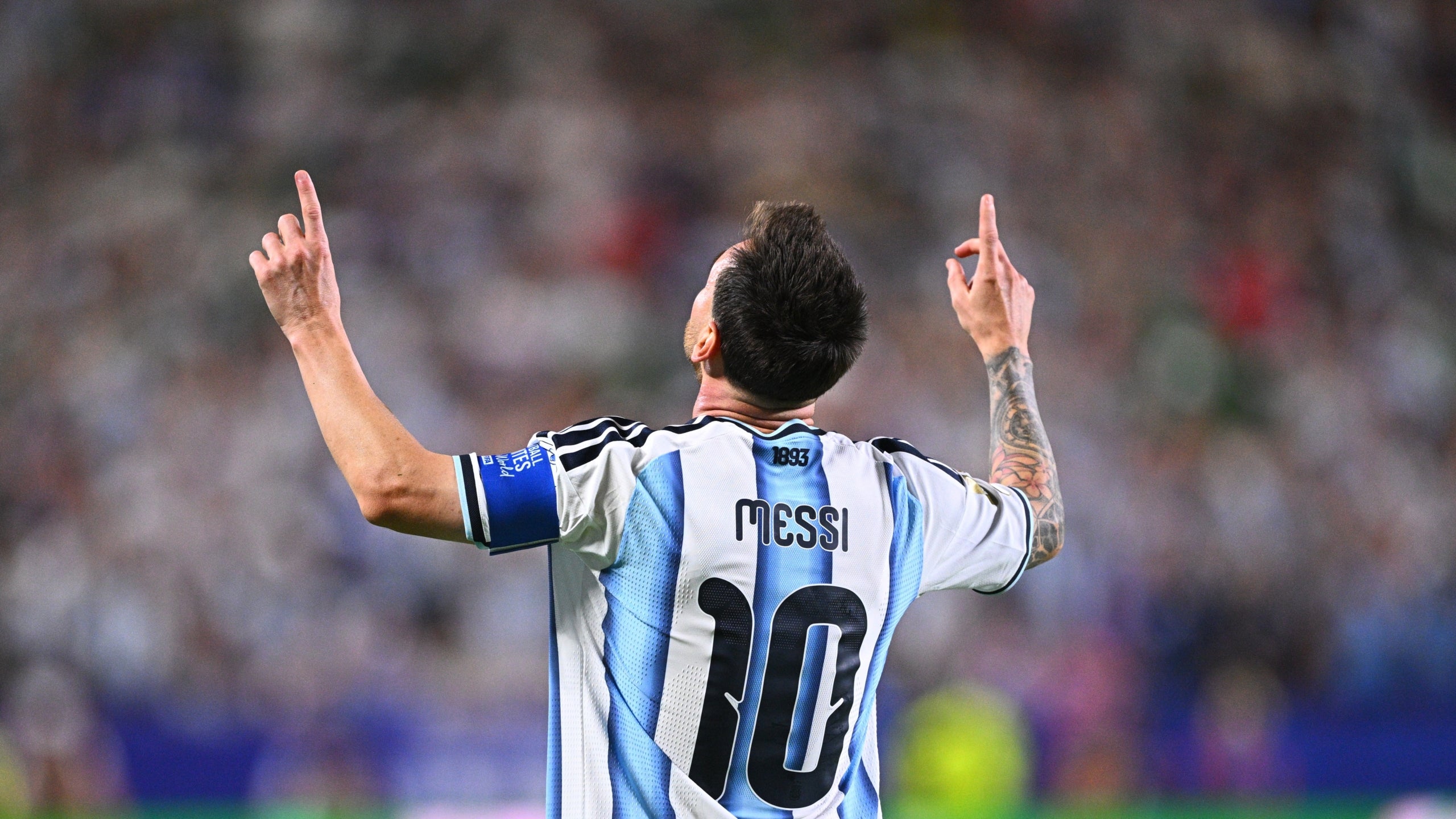 Leo Messi, celebrant un dels seus gols contra Algèria | Europa Press
