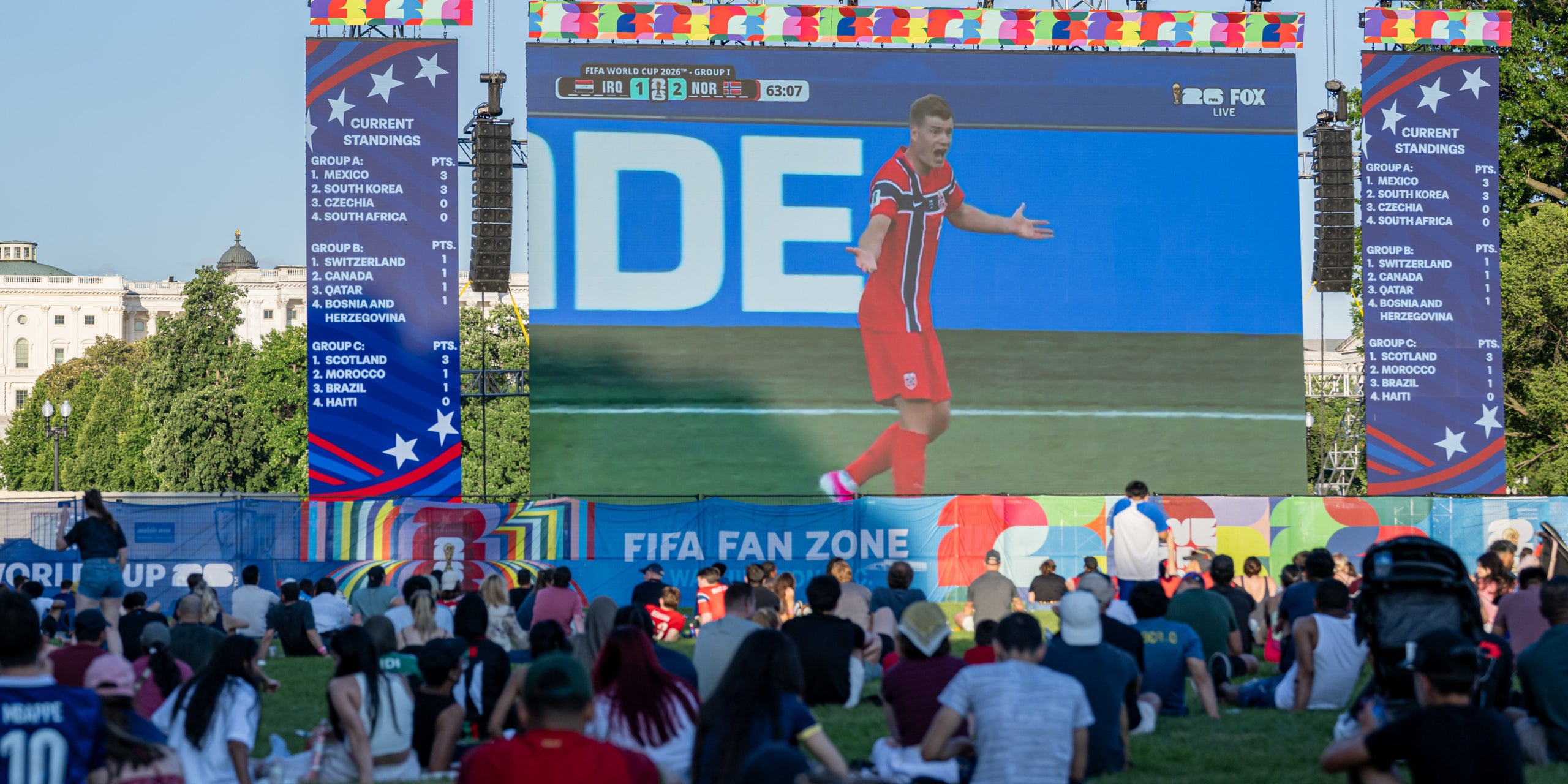 Una 'fan zone' del Mundial als Estats Units | Europa Press