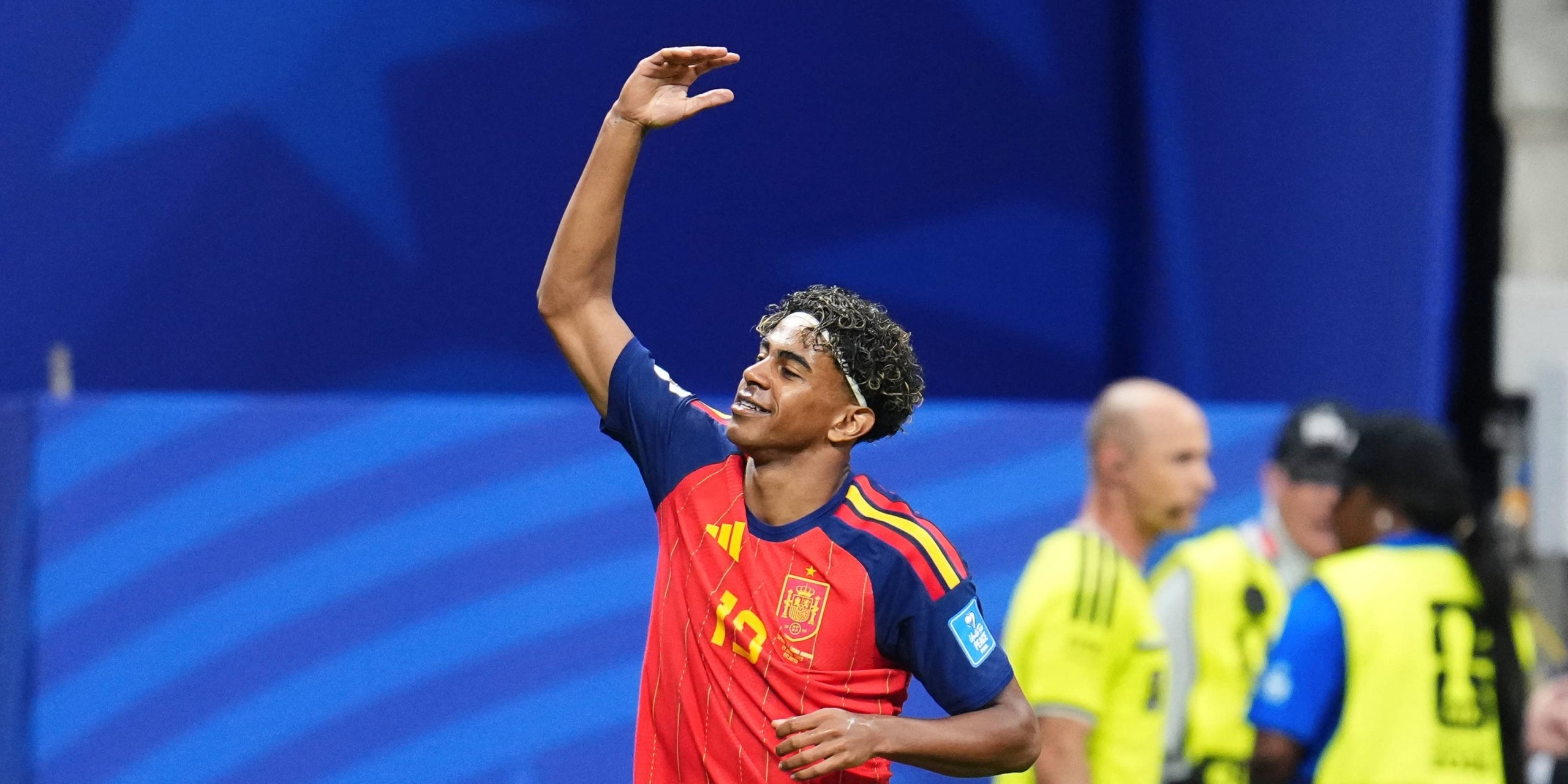 Lamine Yamal, autor del primer gol de España en el Mundial. | Europa Press