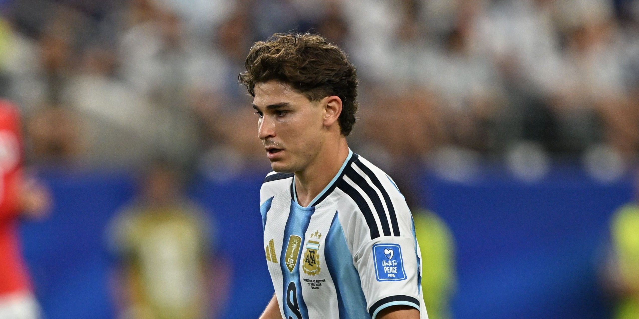 Julián Alvarez, durant un partit amb la selecció argentina al Mundial 2026 | Europa Press