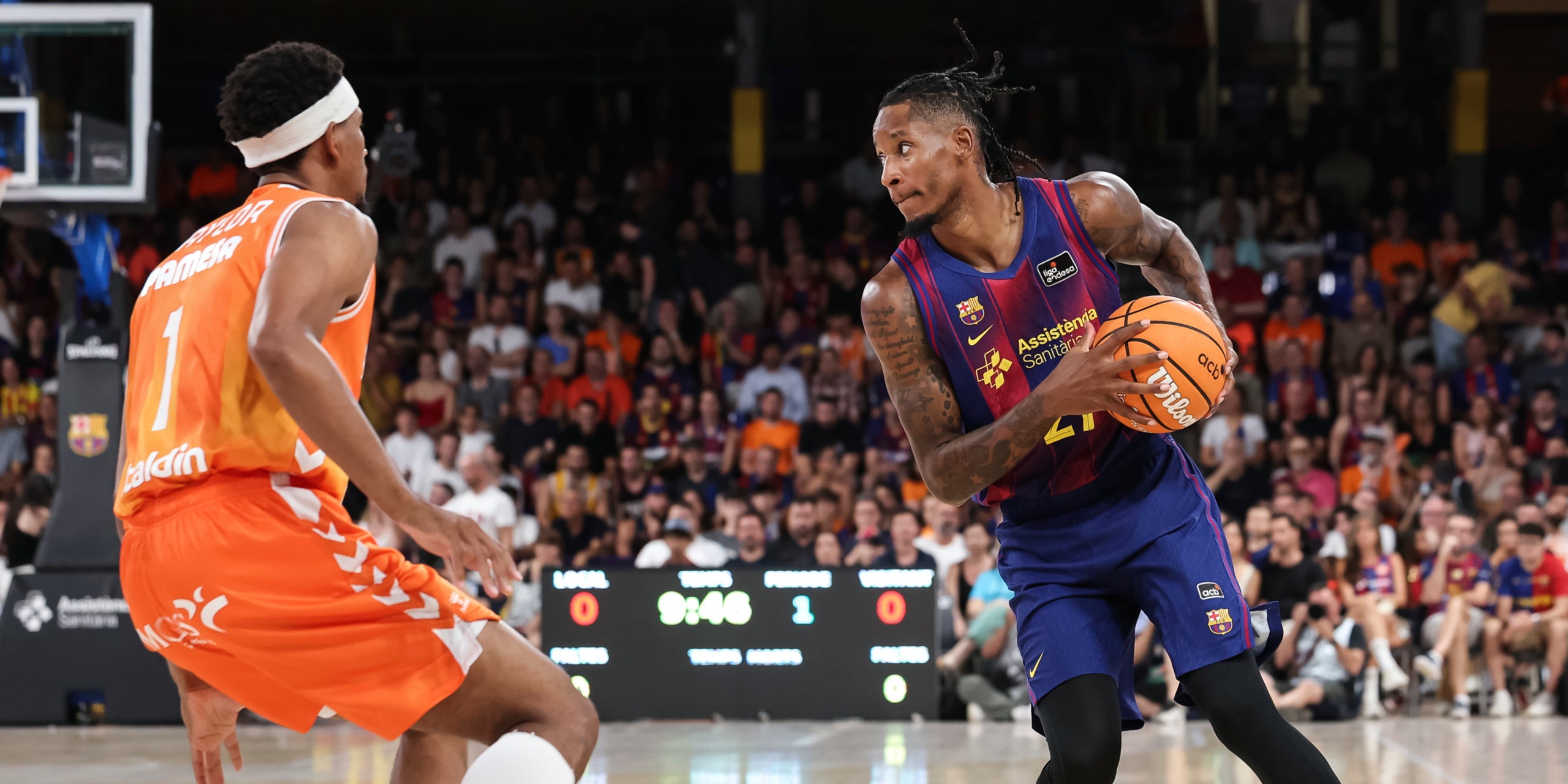 Will Clyburn, durant el Barça-València Basket de la final de l'ACB | Europa Press