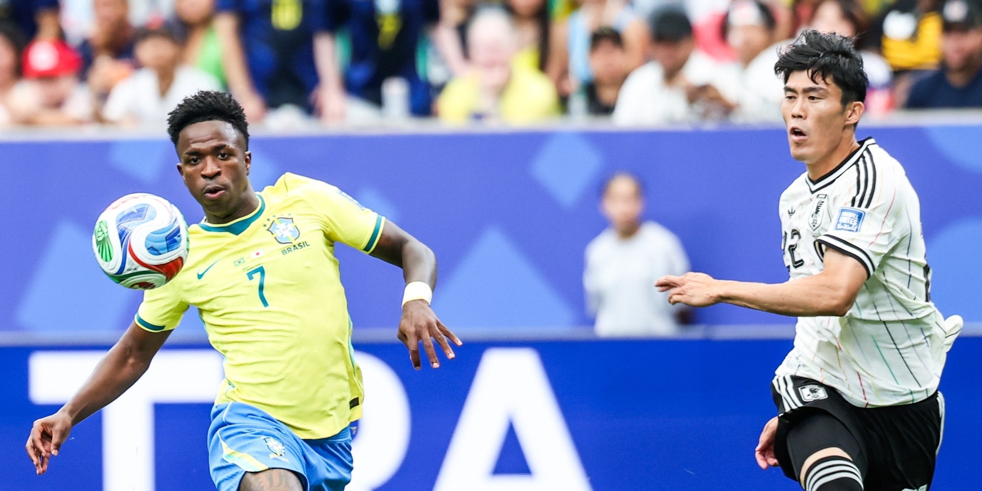 Vinicius, durant el Brasil-Japó del Mundial 2026 | Europa Press