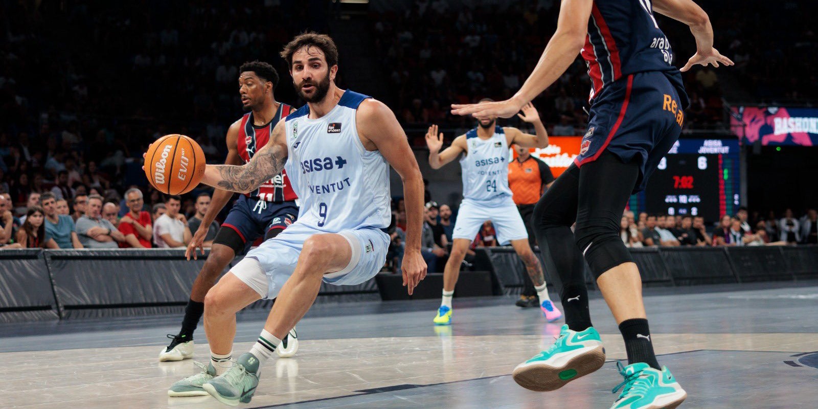 Ricky Rubio, durant el Baskonia-Penya | Club Joventut Badalona