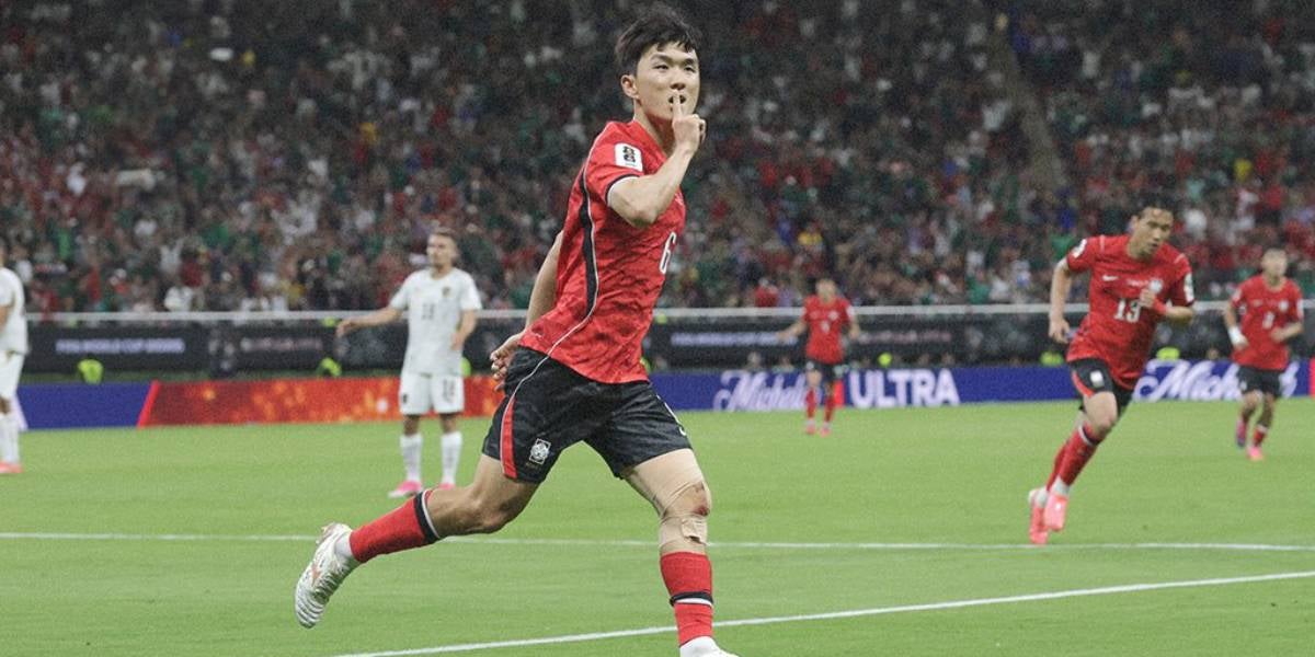 In-beom Hwang, celebrando su gol contra Chequia | KFA