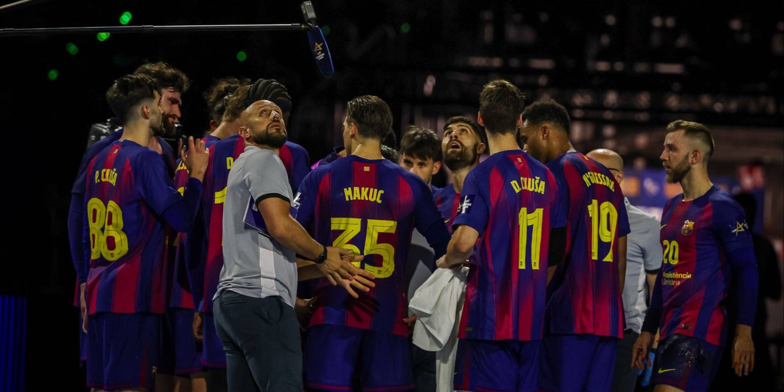 L'equip de Carlos Ortega a Colònia. | FCB