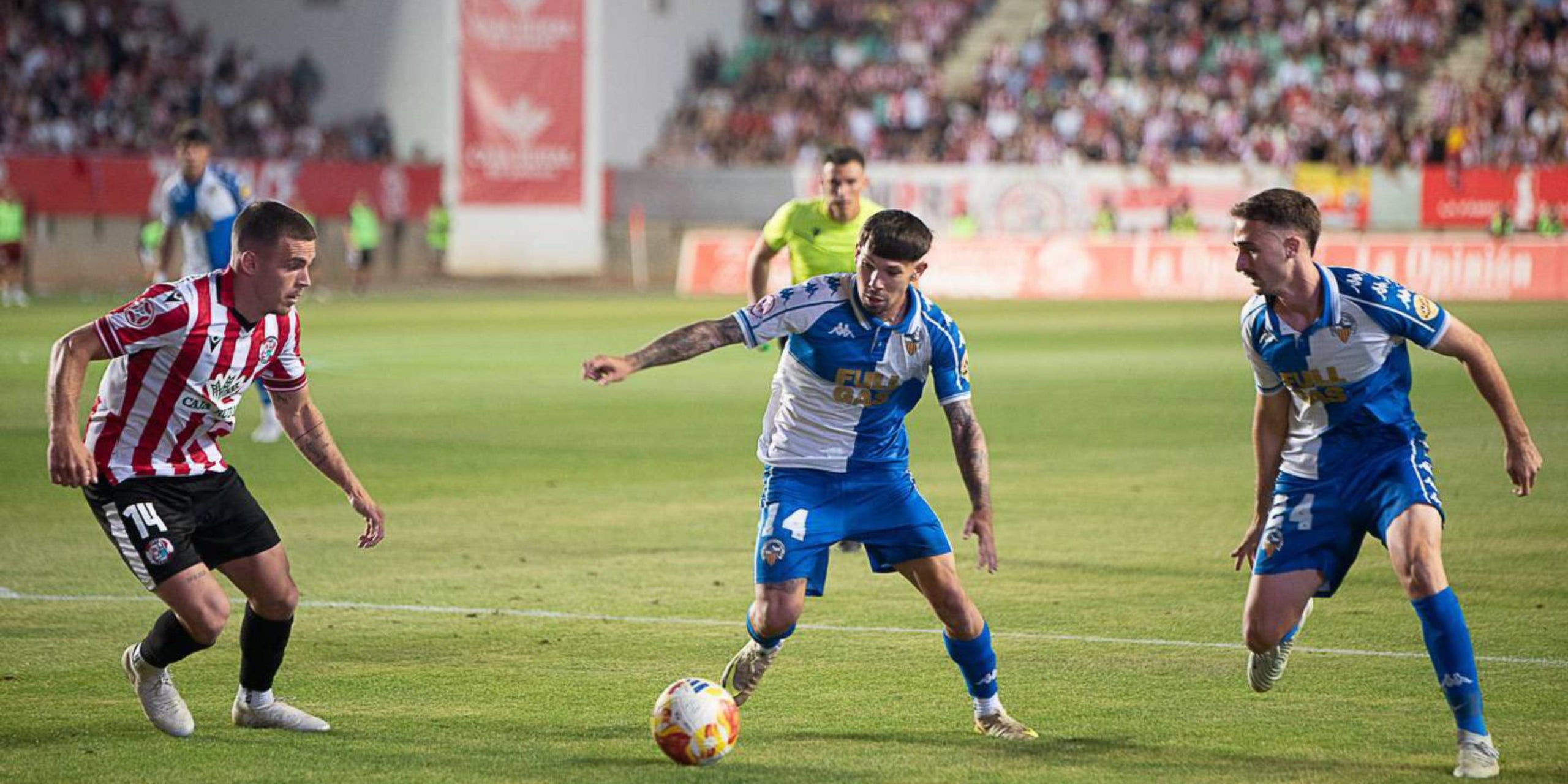 El partit d'anada entre Zamora i Sabadell. | CE Sabadell