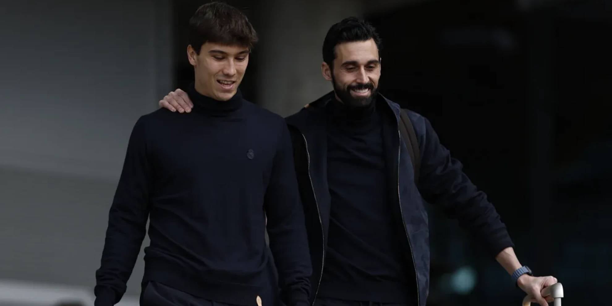Gonzalo García i Álvaro Arbeloa, durant la seva etapa al Reial Madrid | Real Madrid CF