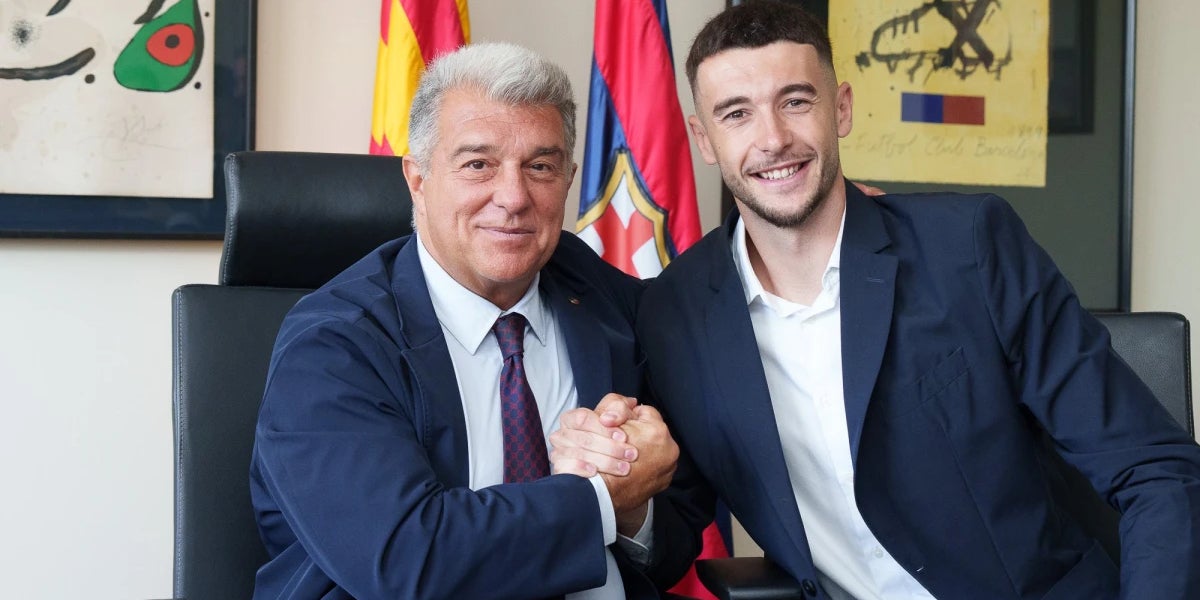 Joan Laporta y Joan Garcia | FC Barcelona