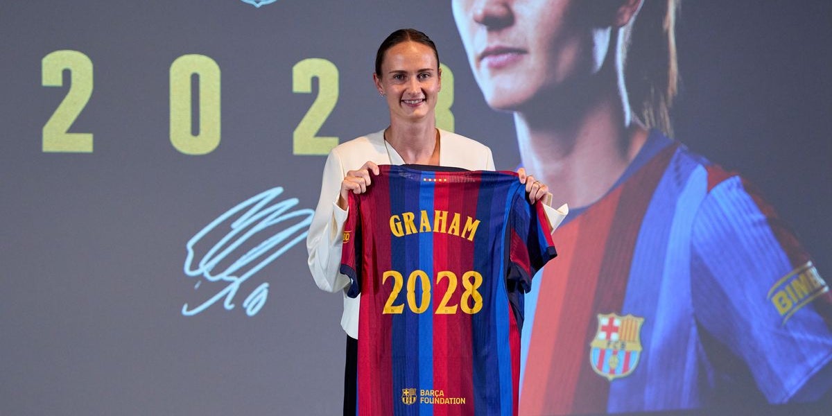 Caroline Graham Hansen, després de renovar amb el Barça fins al 2028 | FC Barcelona