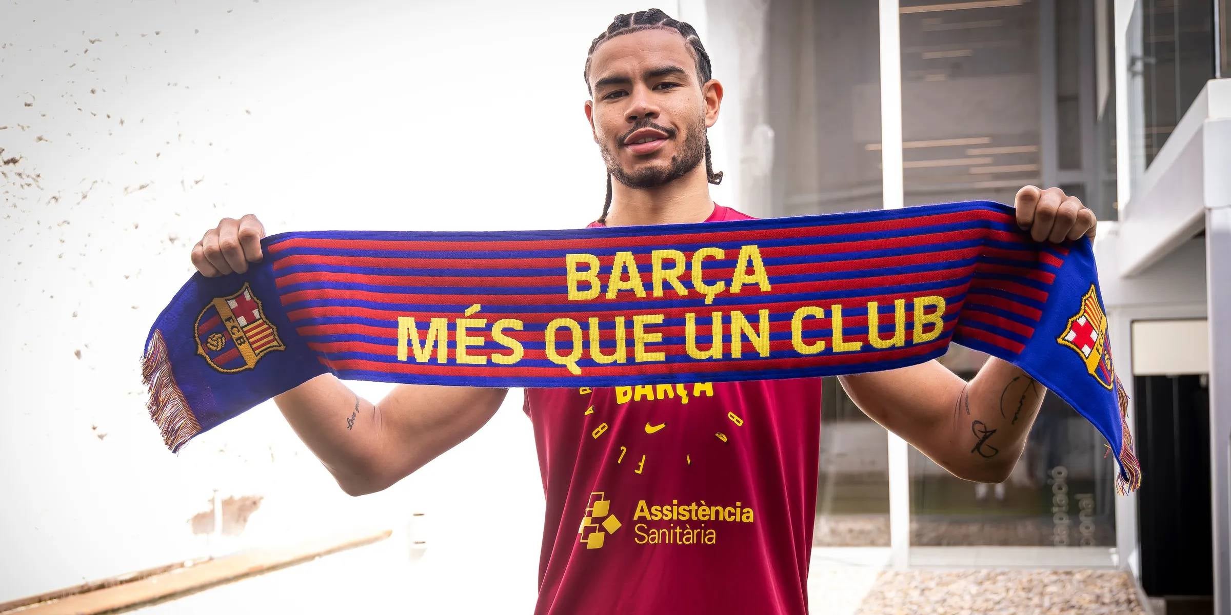 Olivier Nkamhoua, nou jugador del Barça de bàsquet. | FCB