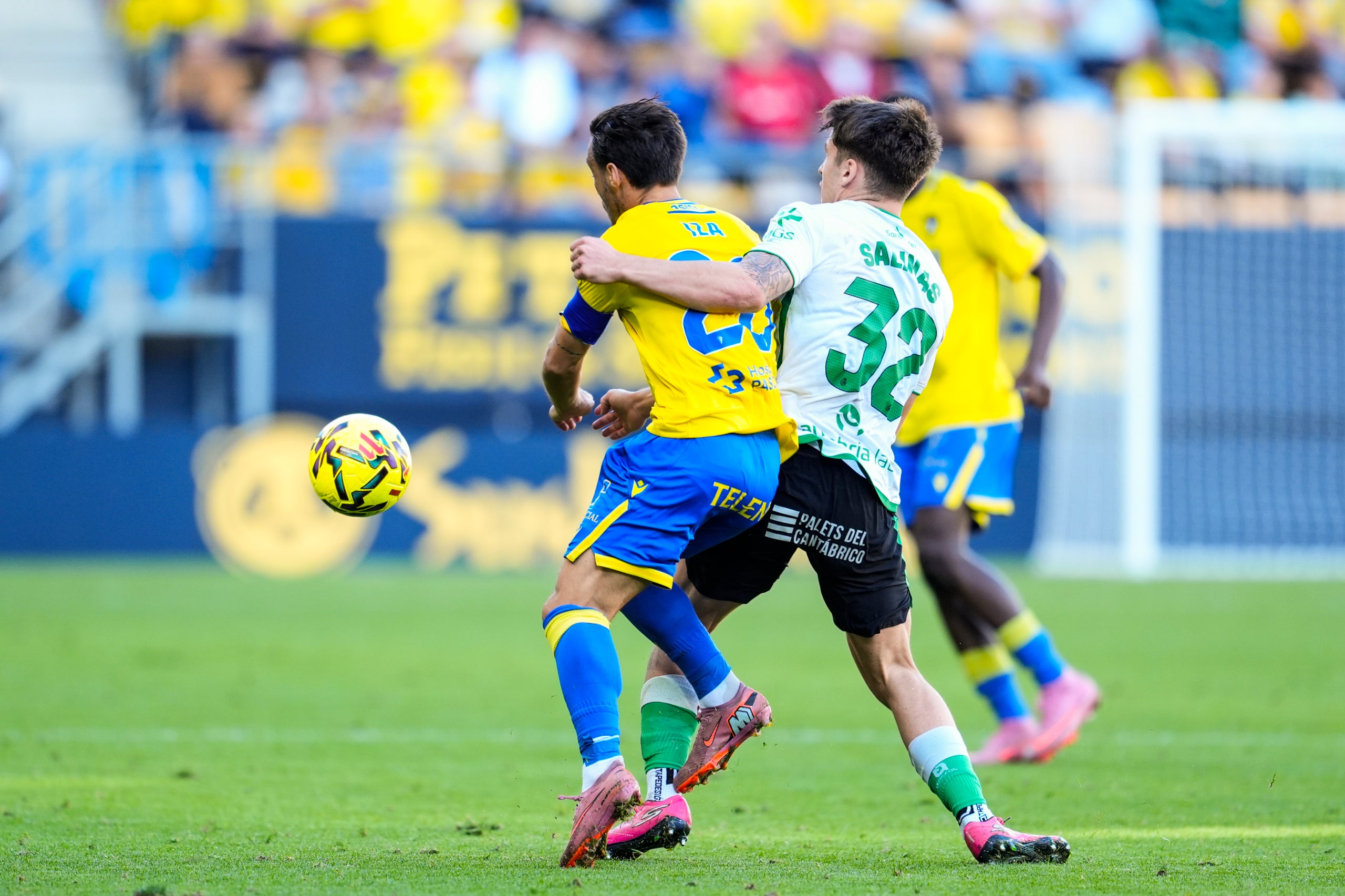 Jorge Salinas, durant un partit del Racing de Santander | Europa Press