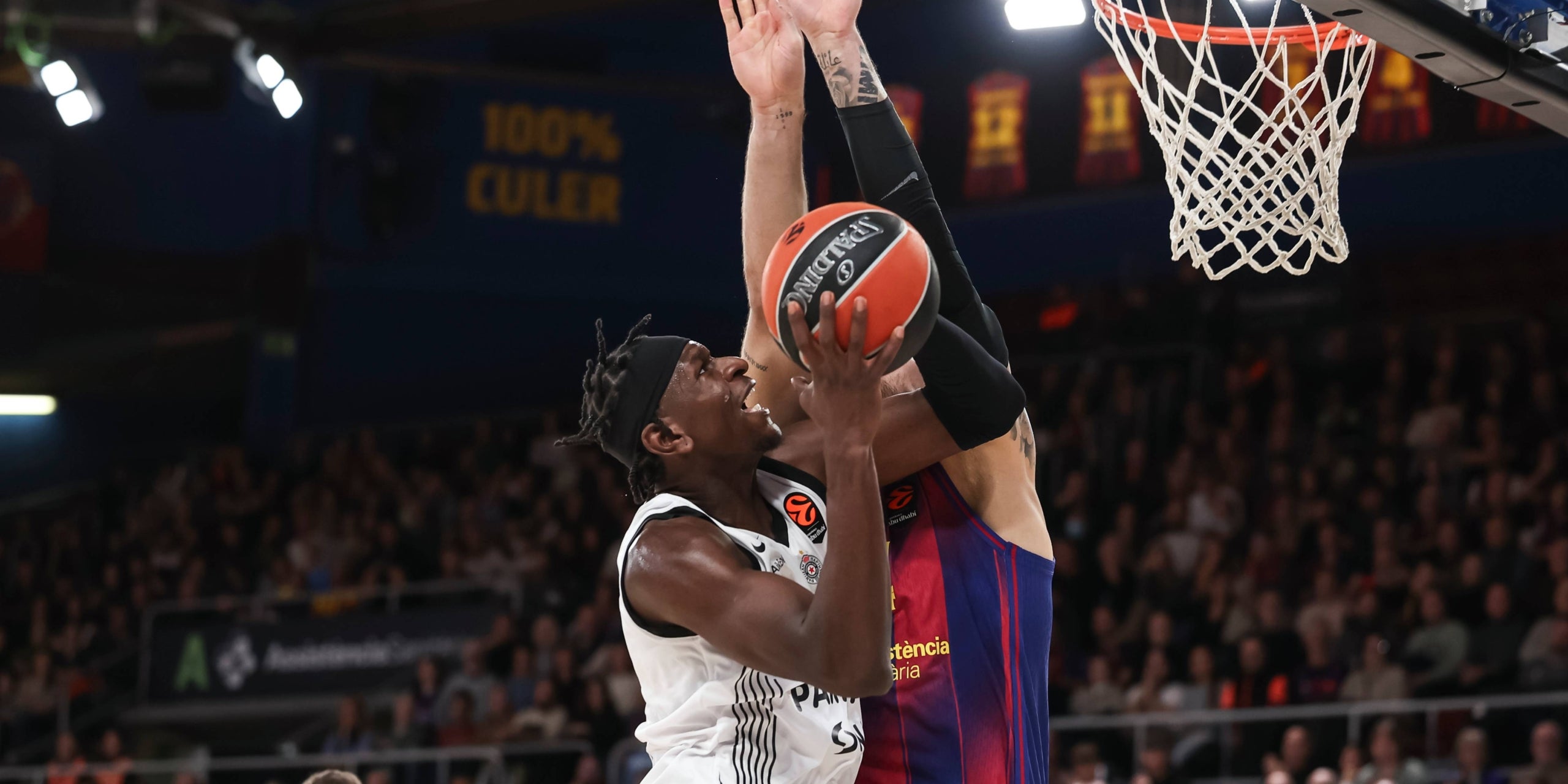 Isaac Bonga en un partit al Palau. | Europa Press