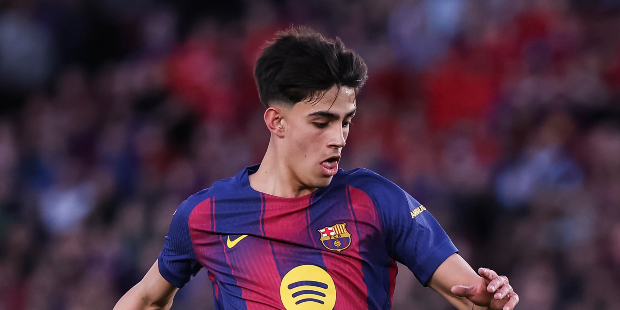 Marc Bernal, durant un partit amb el Barça | Europa Press