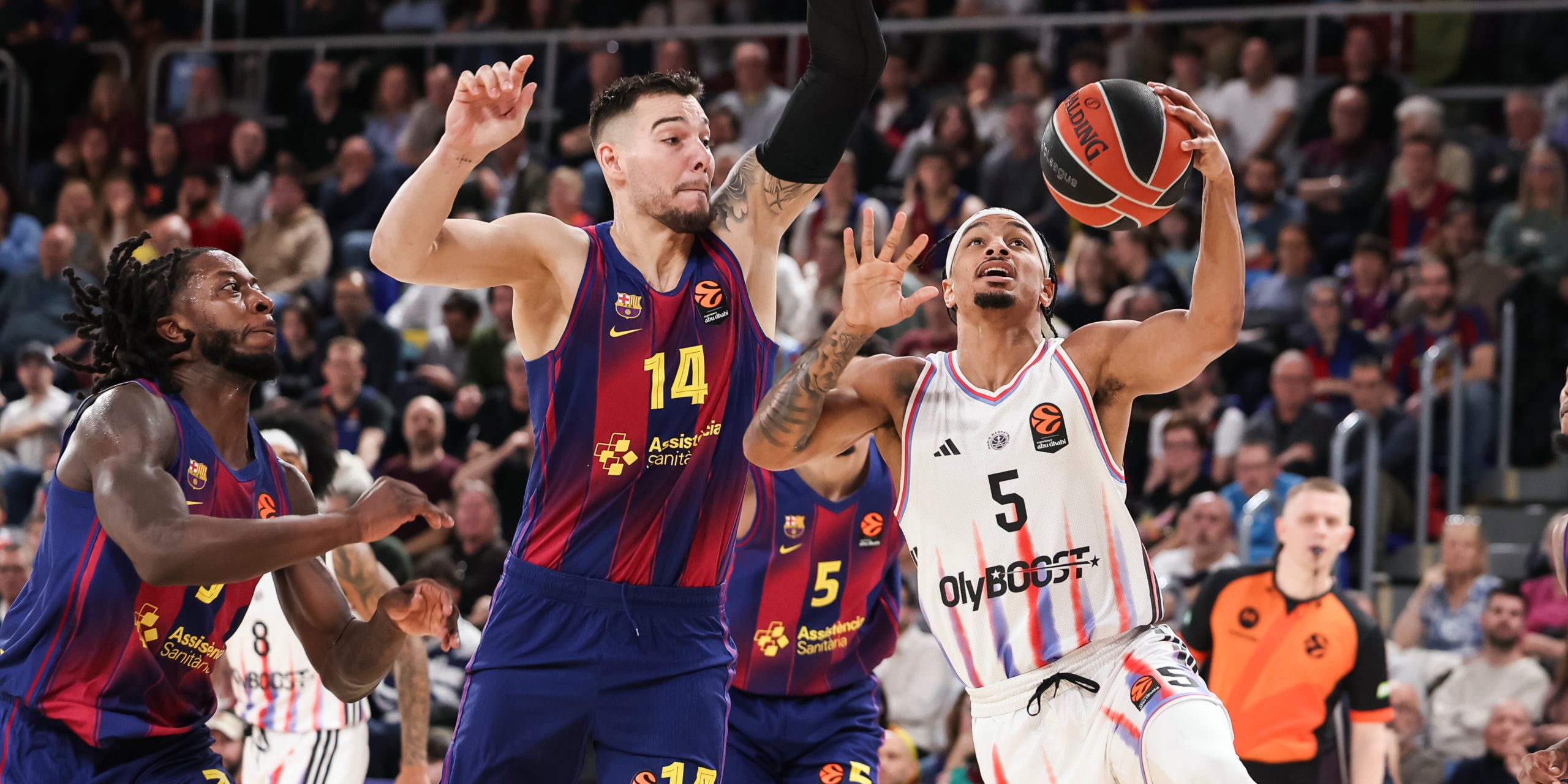 Justin Robinson, durant un partit contra el Barça | Europa Press