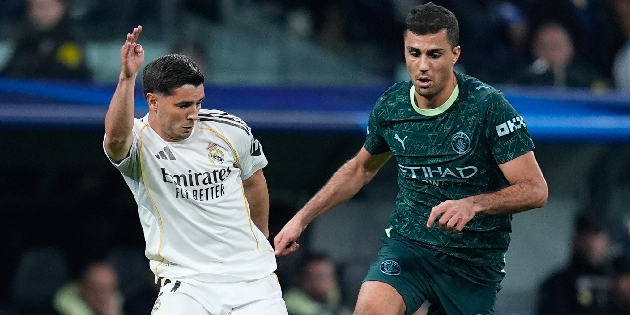 Rodri, durant un partit contra el Madrid | Europa Press