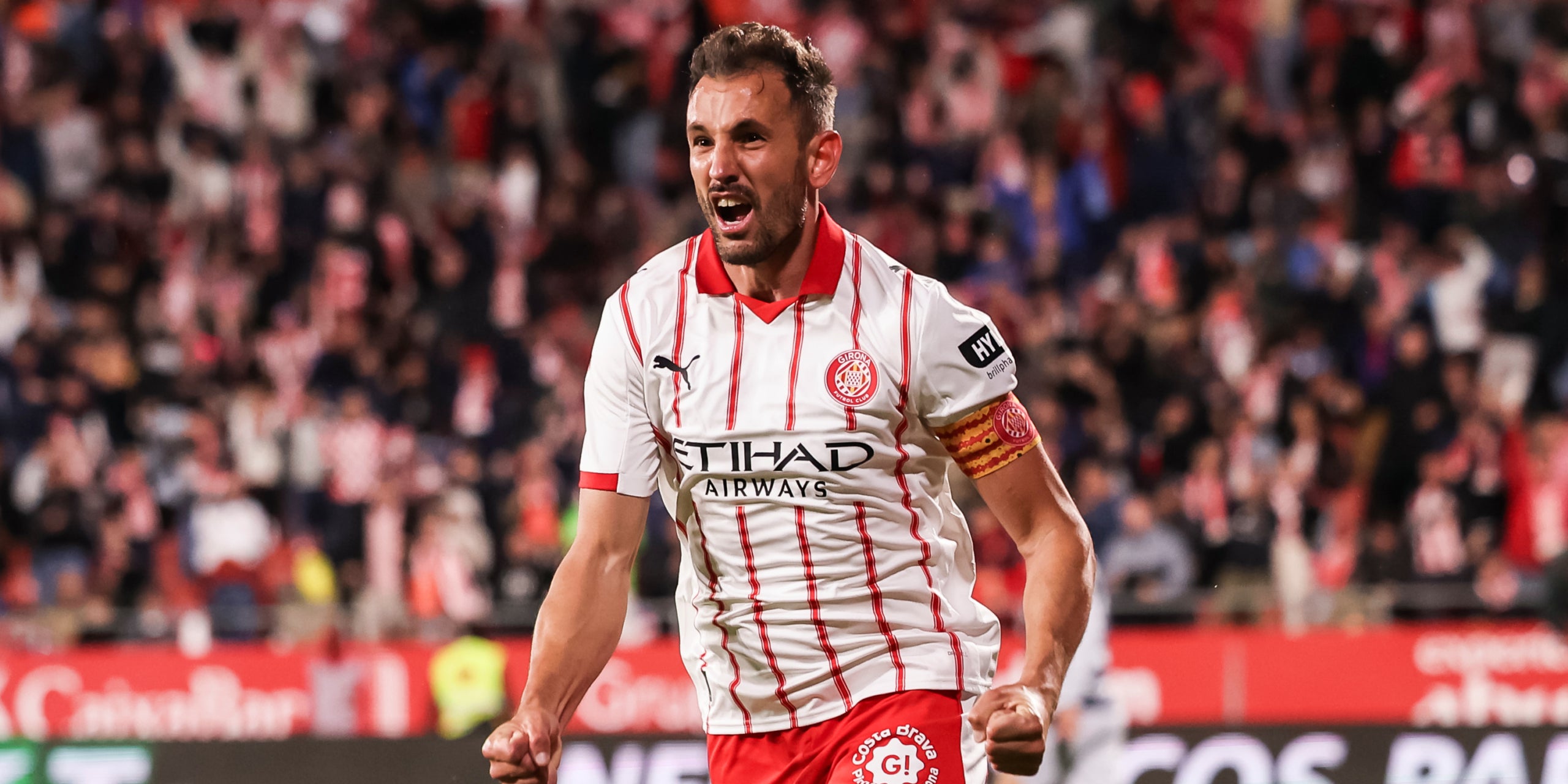Cristhian Stuani, celebrant un gol amb el Girona | Europa Press