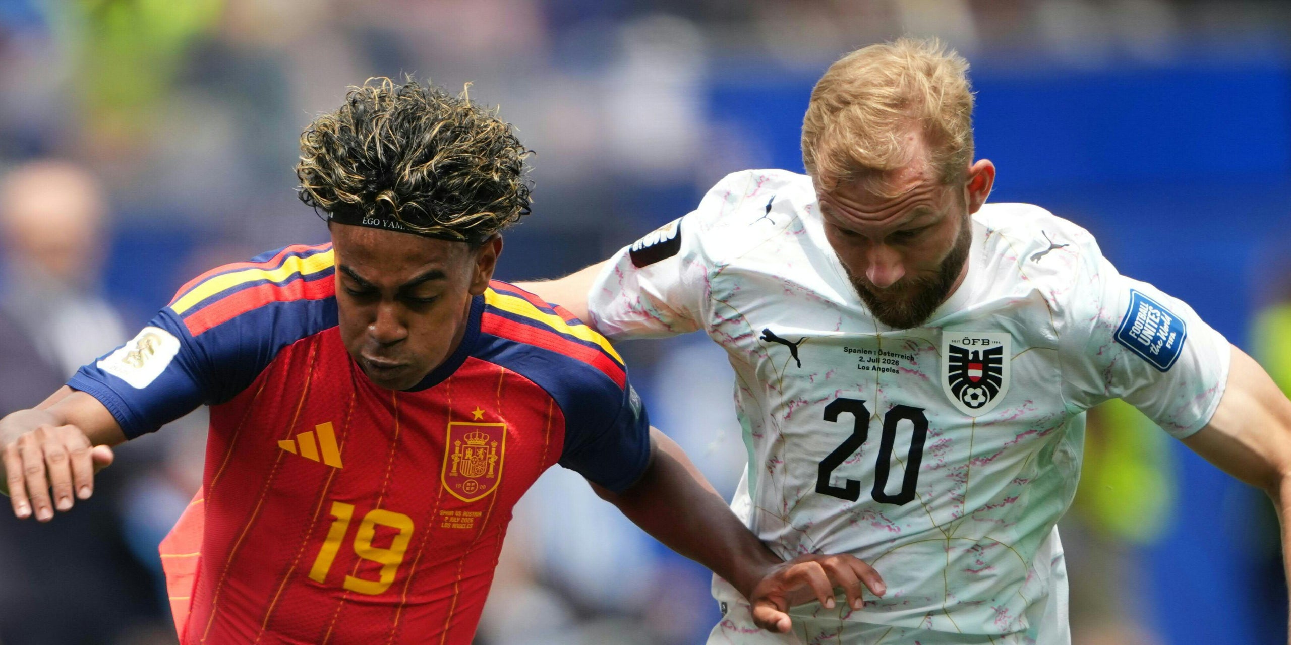 Lamine Yamal, durant l'Espanya-Àustria del Mundial 2026 | Europa Press
