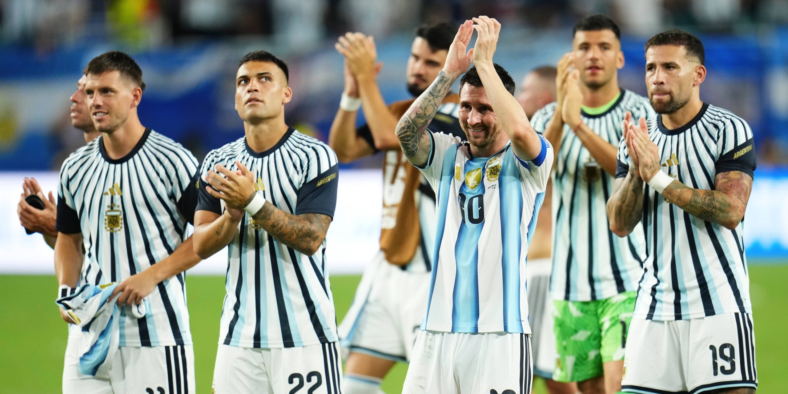 La ecelbració dels jugadors argentins. | Europa Press