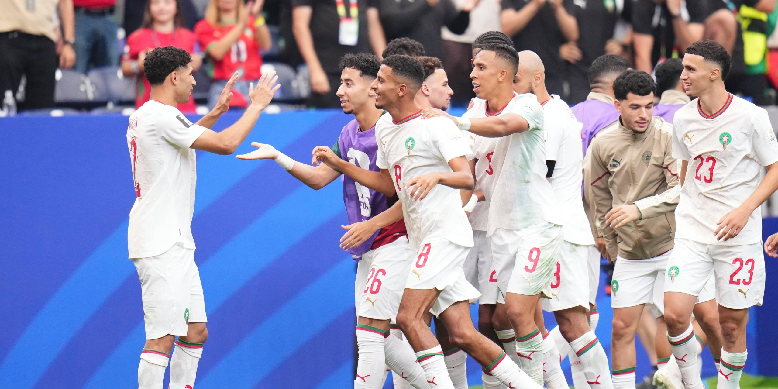 El Marroc avança als quarts de final del Mundial. | Europa Press