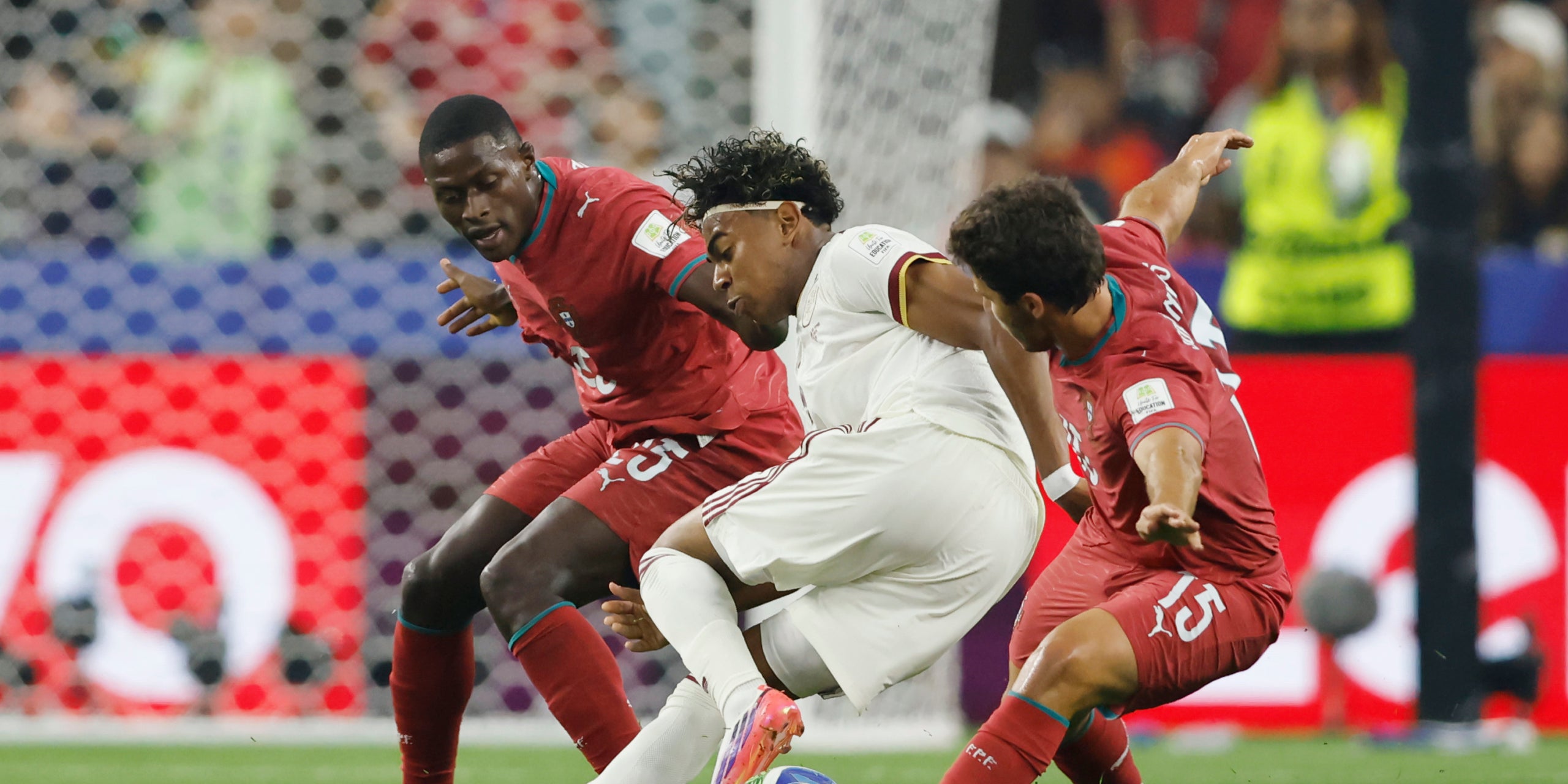 Lamine Yamal, durant el Portugal-Espanya del Mundial 2026 | FIFA