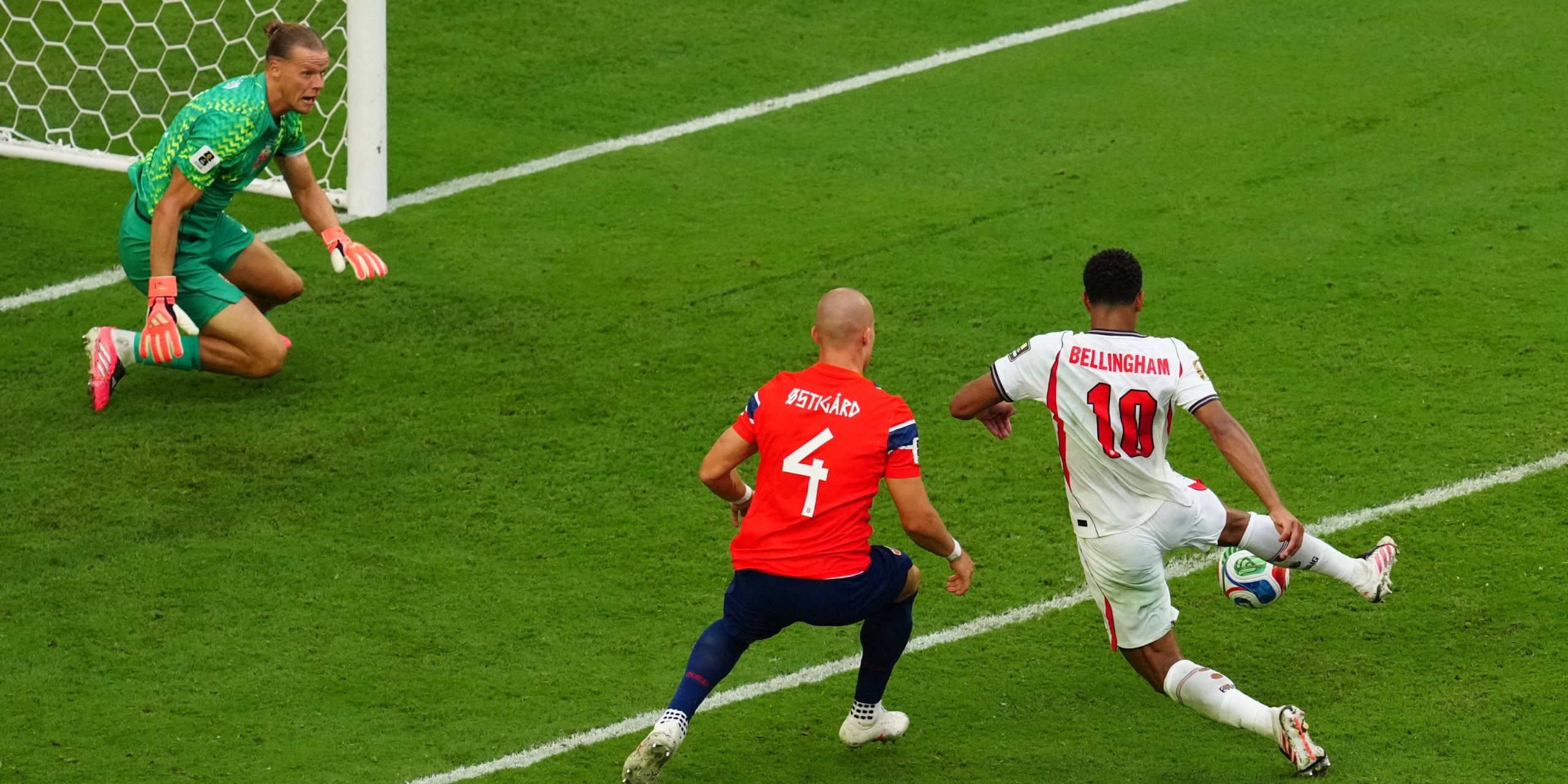 L'acció del segon gol de Bellingham. | Europa Press