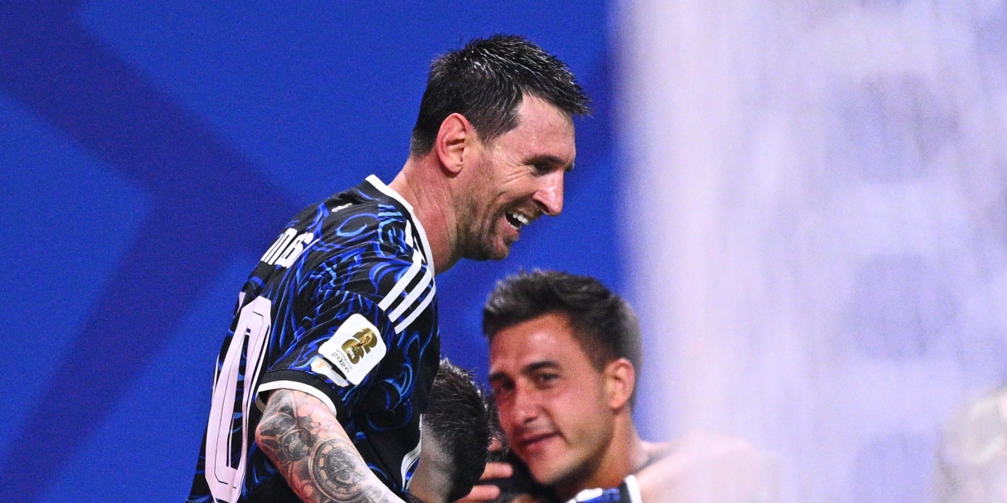 Leo Messi, celebrant un gol durant l'Anglaterra-Argentina del Mundial 2026 | Europa Press