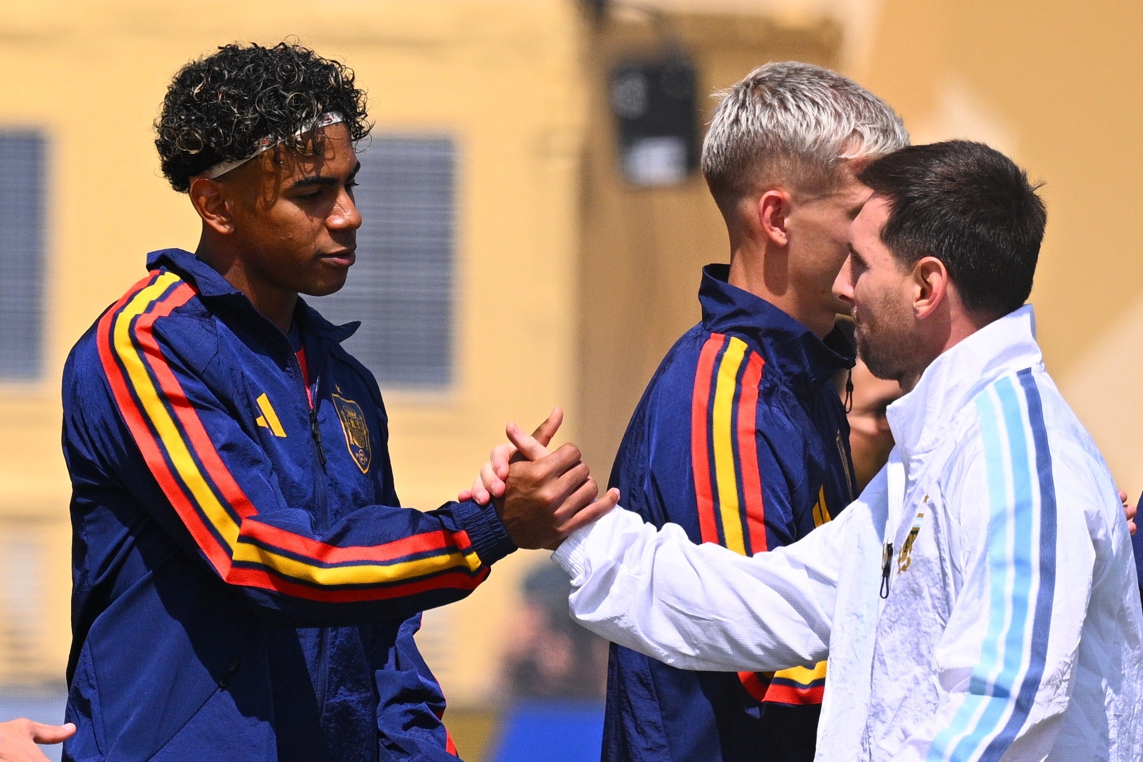Messi i Lamine Yamal a la final del Mundial. | Europa Press