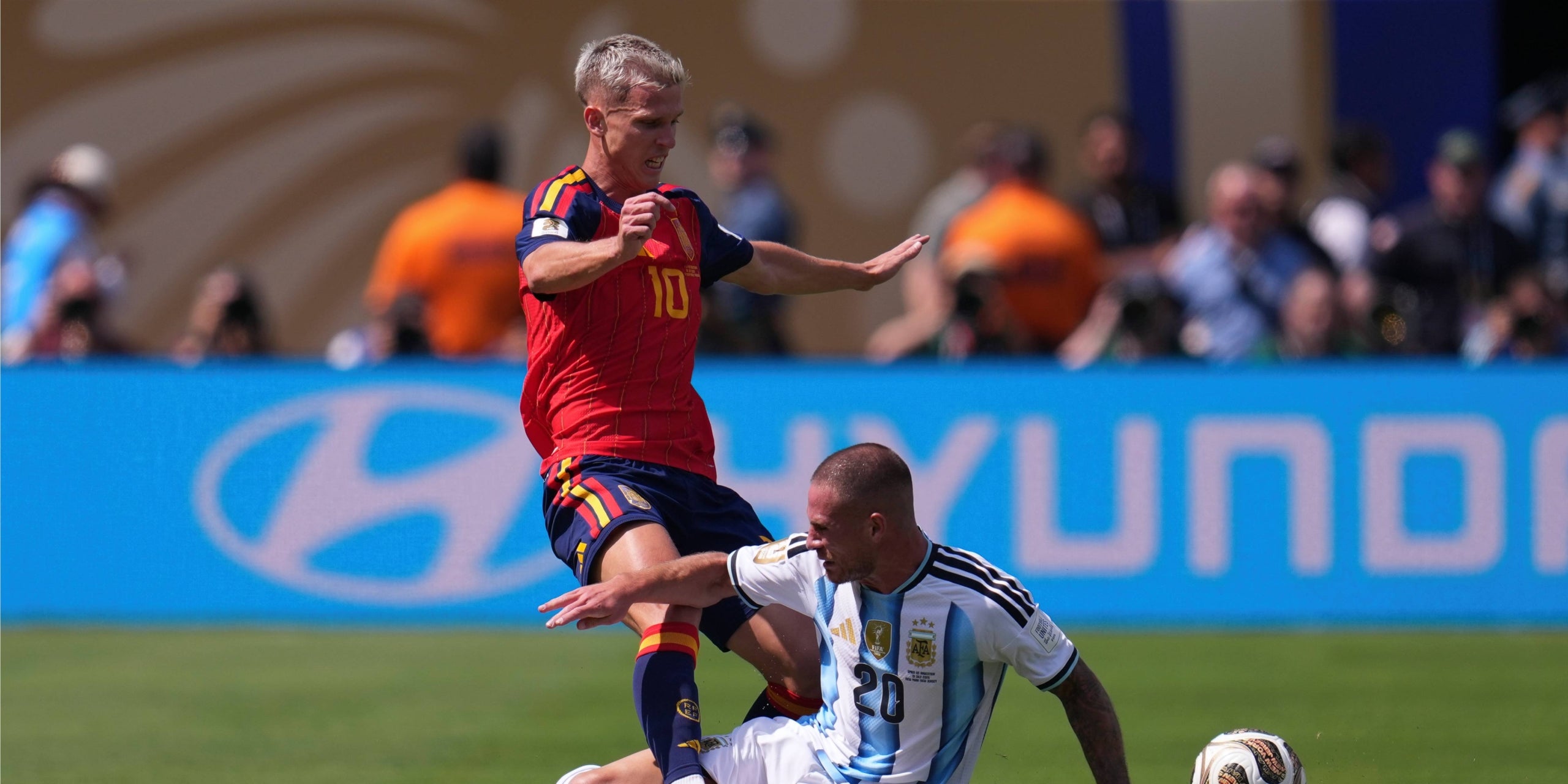 Dani Olmo a la final del Mundial. | Europa Press