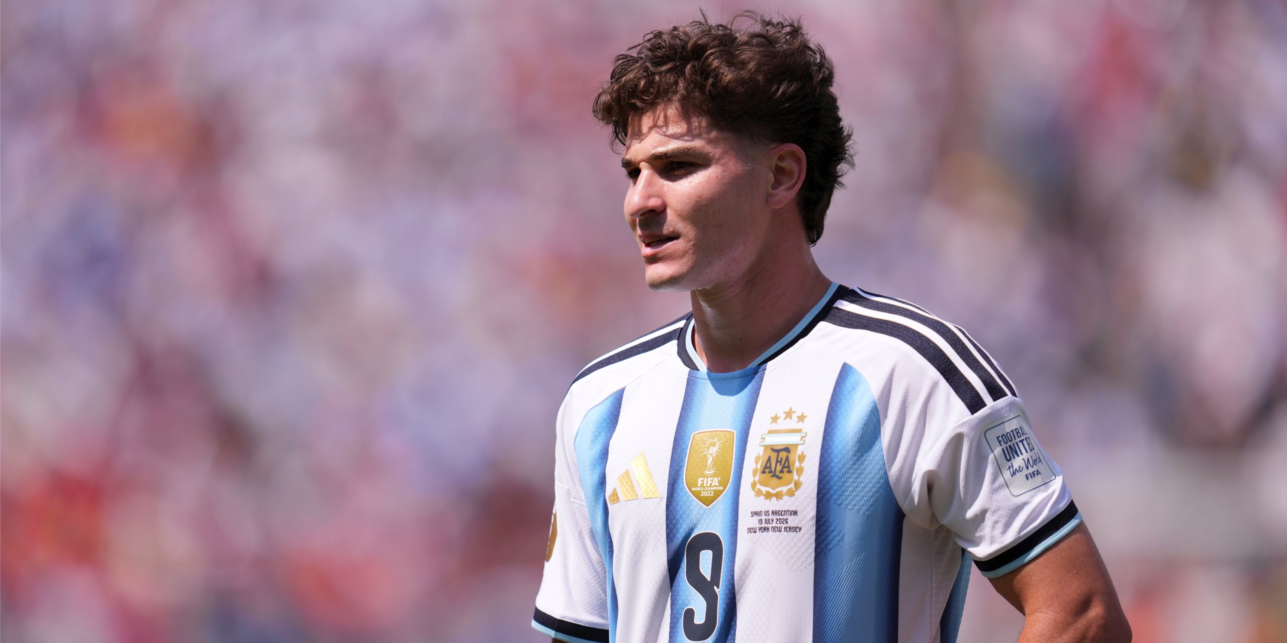 Julián Álvarez, durant la final del Mundial | Europa Press