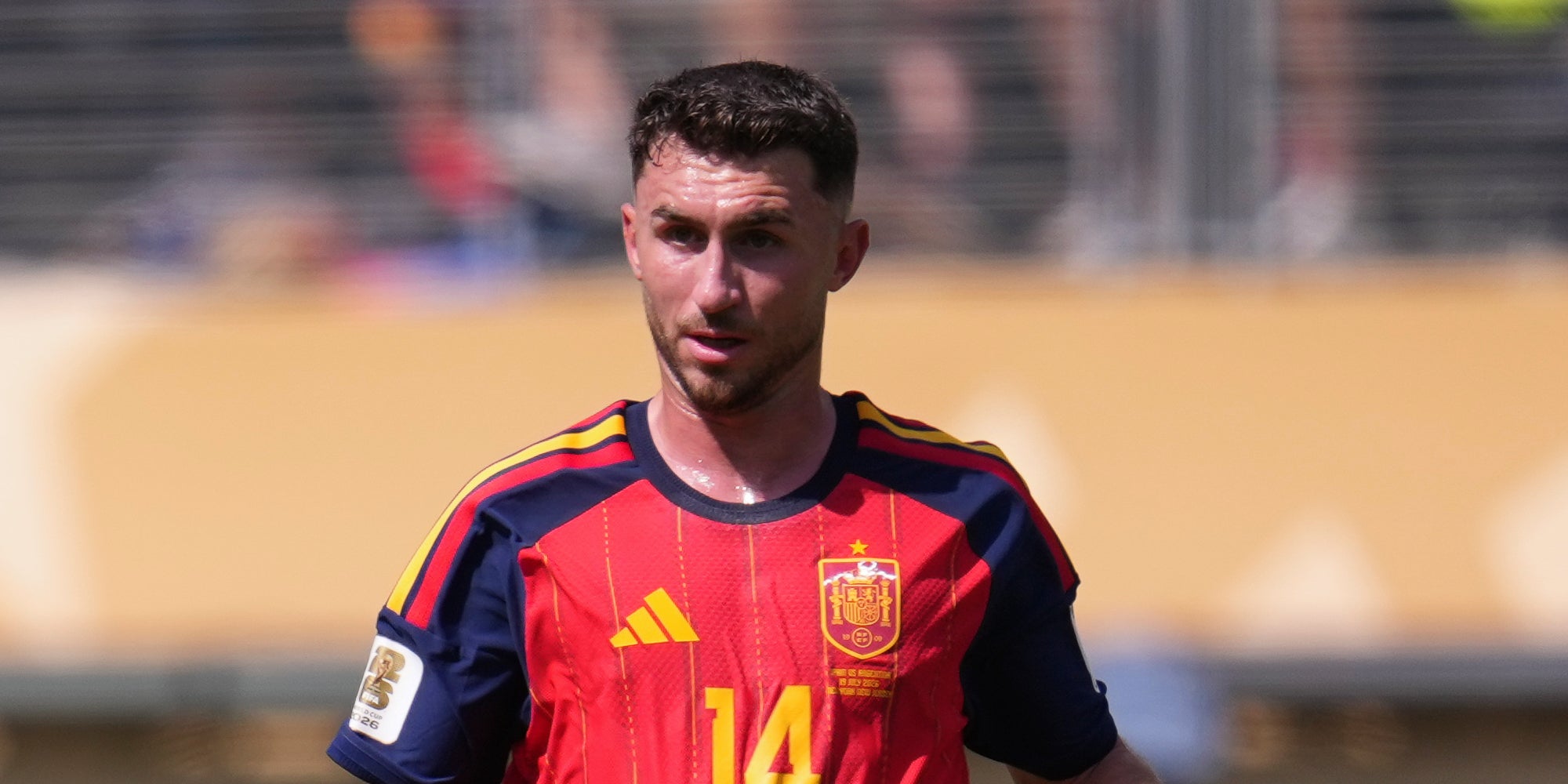 Aymeric Laporte, durant un partit de la selecció espanyola | Europa Press