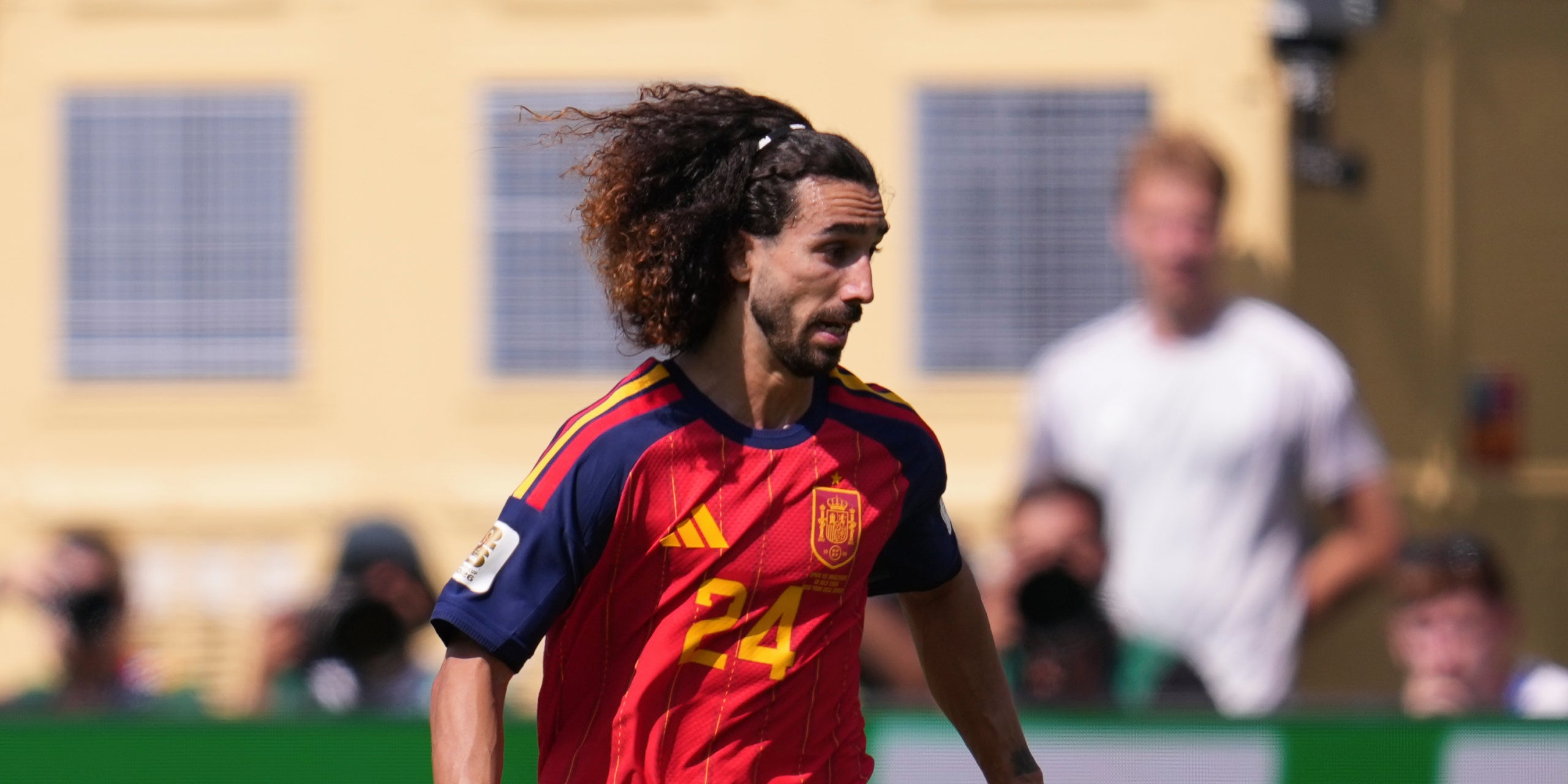 Marc Cucurella, durant la final del Mundial entre Espanya i l'Argentina | Europa Press