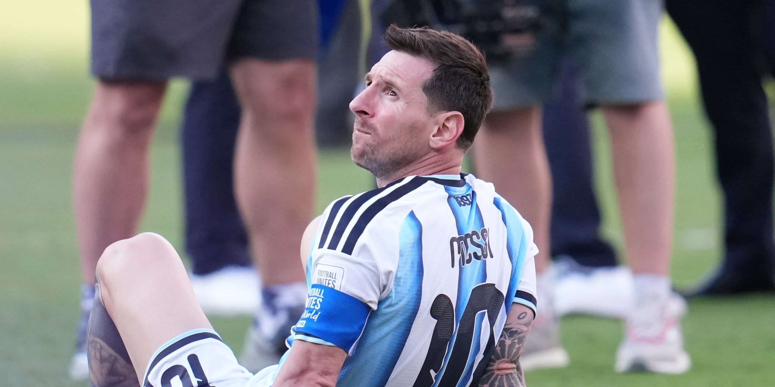 Leo Messi, després de perdre la final del Mundial 2026 contra Espanya | Europa Press