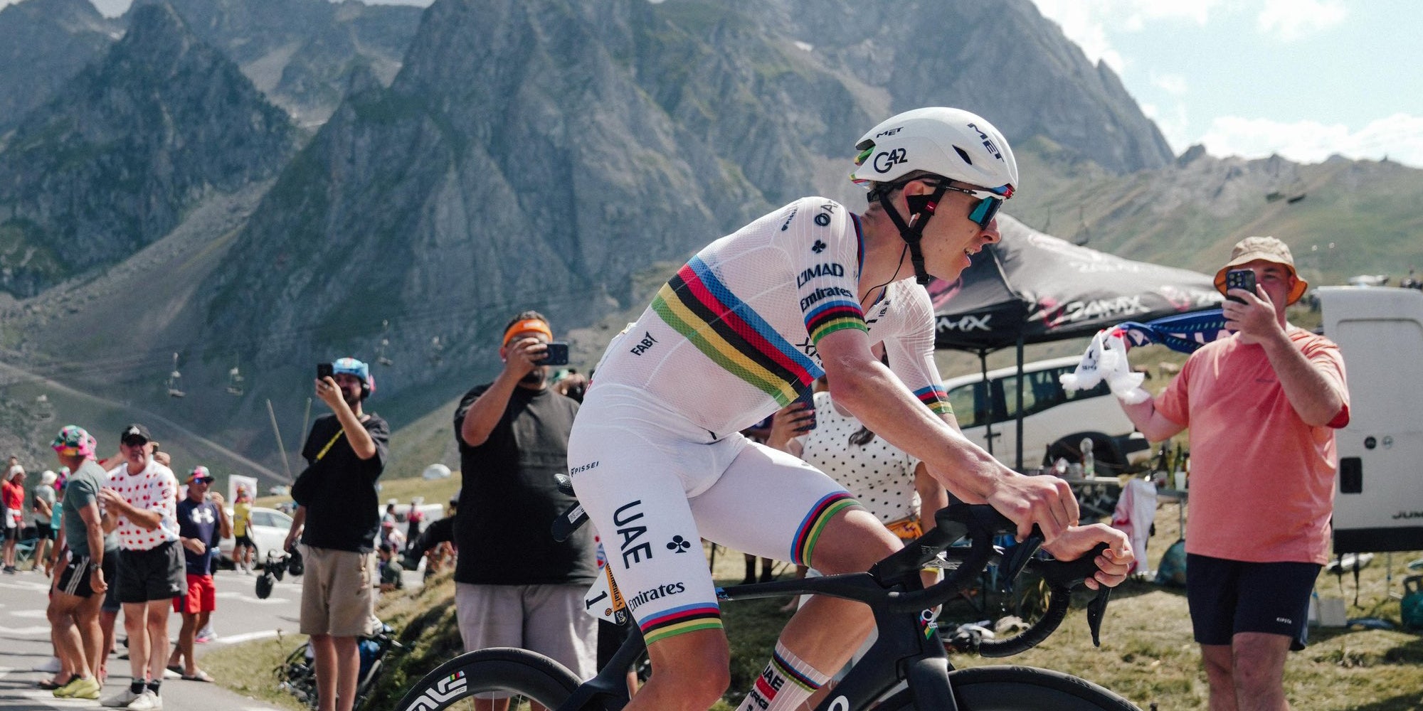 Tadej Pogacar, durant l'ascensió al Tourmalet al Tour de França 2026 | @LeTour