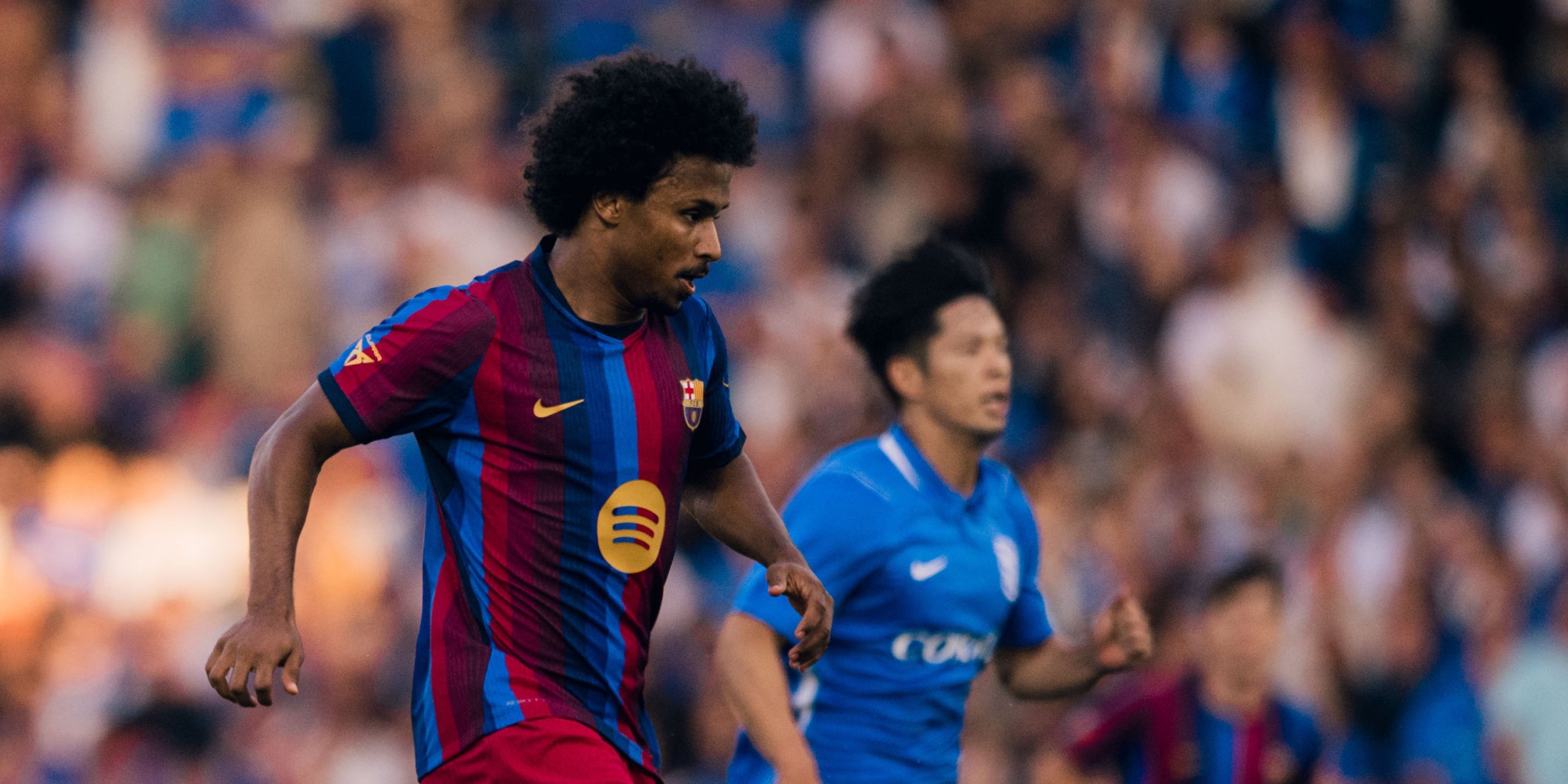 Karim Adeyemi, durant el seu debut amb el Barça | FC Barcelona