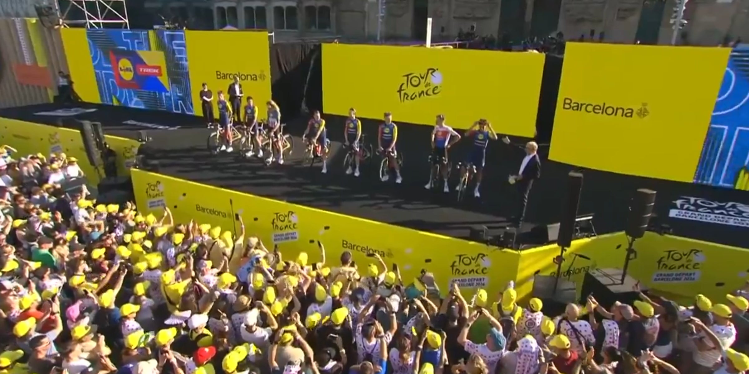 Els equips del Tour de França 2026, presentats davant la Sagrada Família | Tour de França