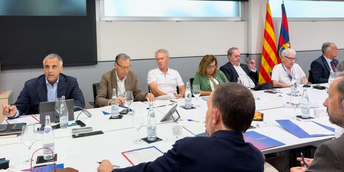 Els membres de la Junta Directiva del Barça, durant una reunió | FC Barcelona