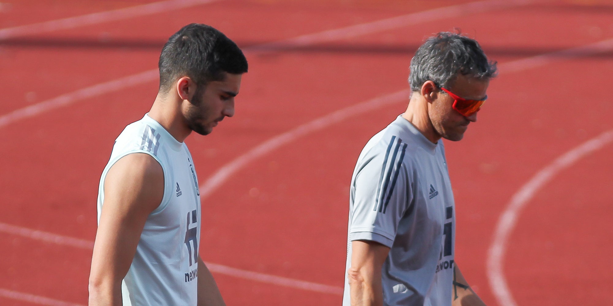 Ferran Torres i Luis Enrique, en una imatge d'arxiu | Europa Press