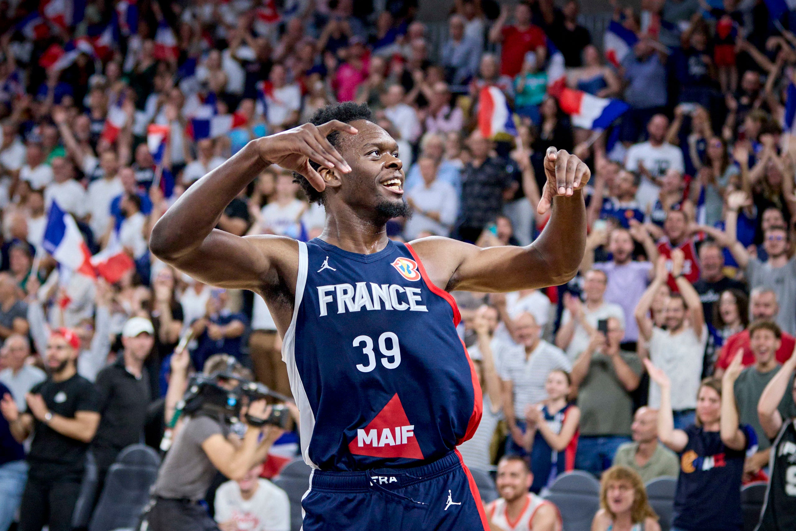 Makoundou a un partit amb la selecció francesa. | Europa Press