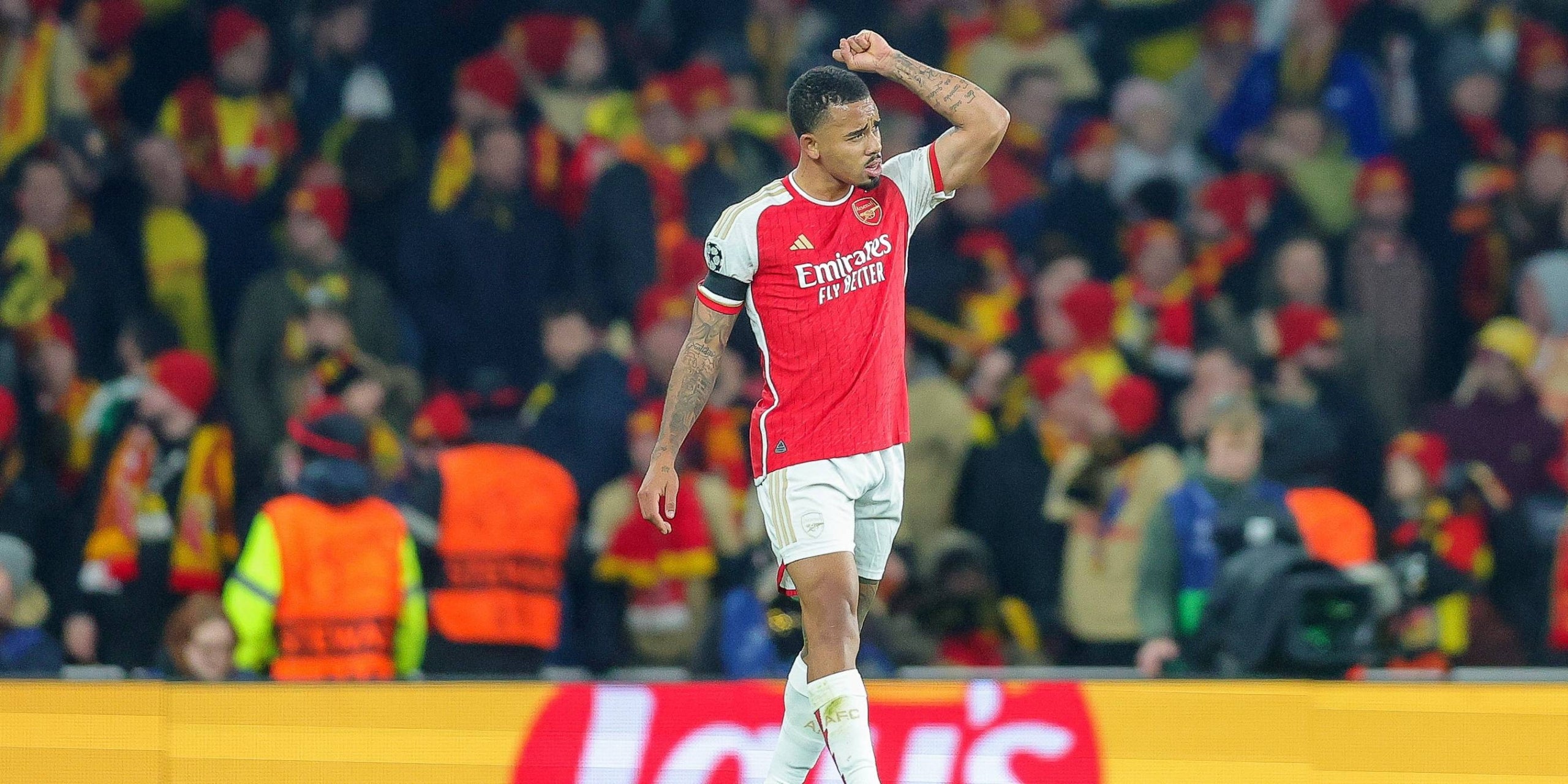 Gabriel Jesus a un partit amb l'Arsenal. | Europa Press