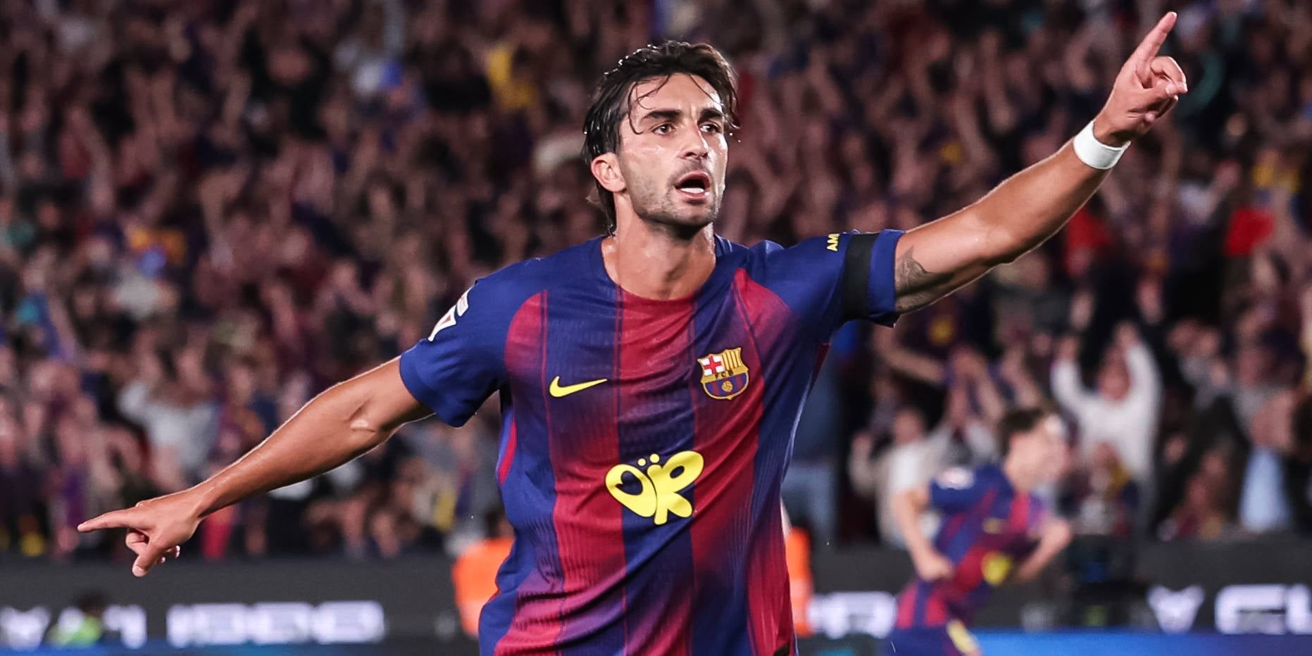 Ferran Torres, celebrant un gol amb el Barça | Europa Press
