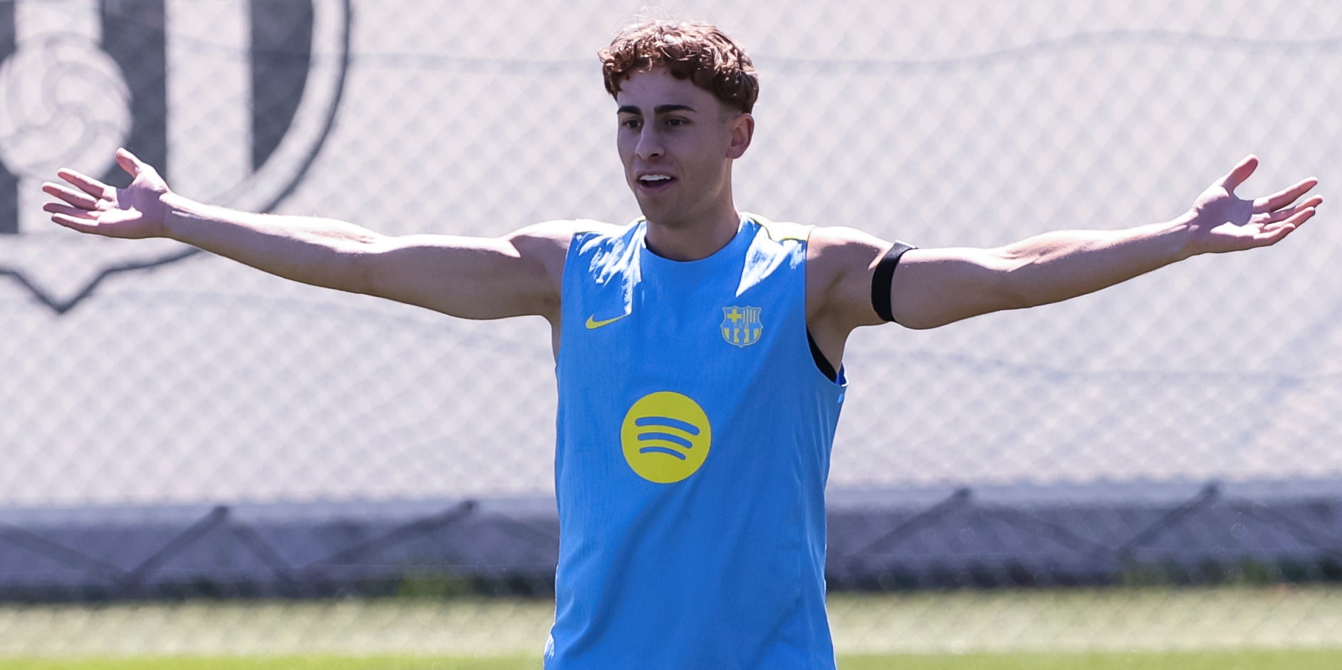 Fermín López, en un entrenament del Barça | Europa Press