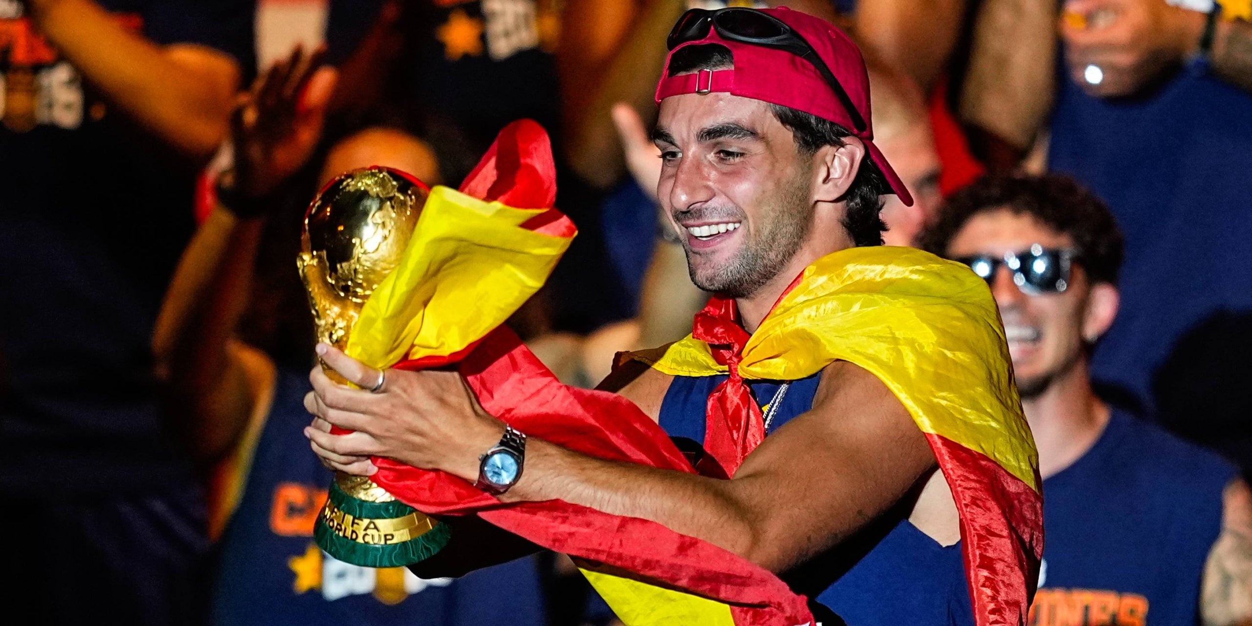 Ferran Torres, celebrant el Mundial amb la selecció espanyola | Europa Press