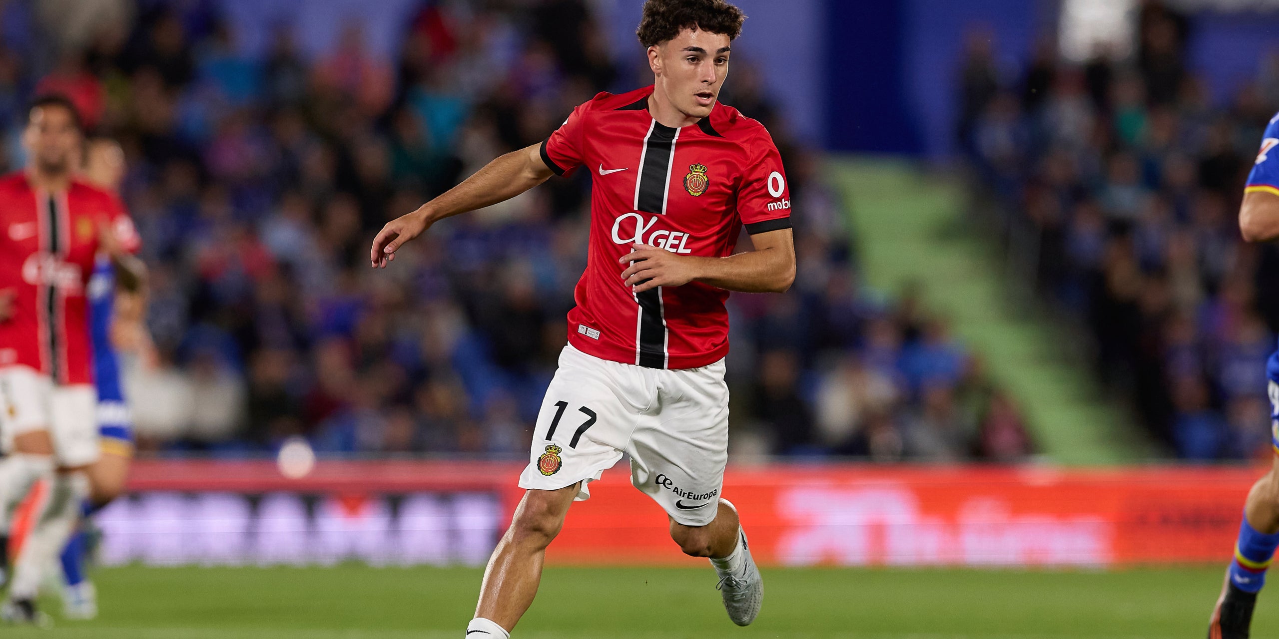 Jan Virgili, durant un partit amb el Mallorca | Europa Press