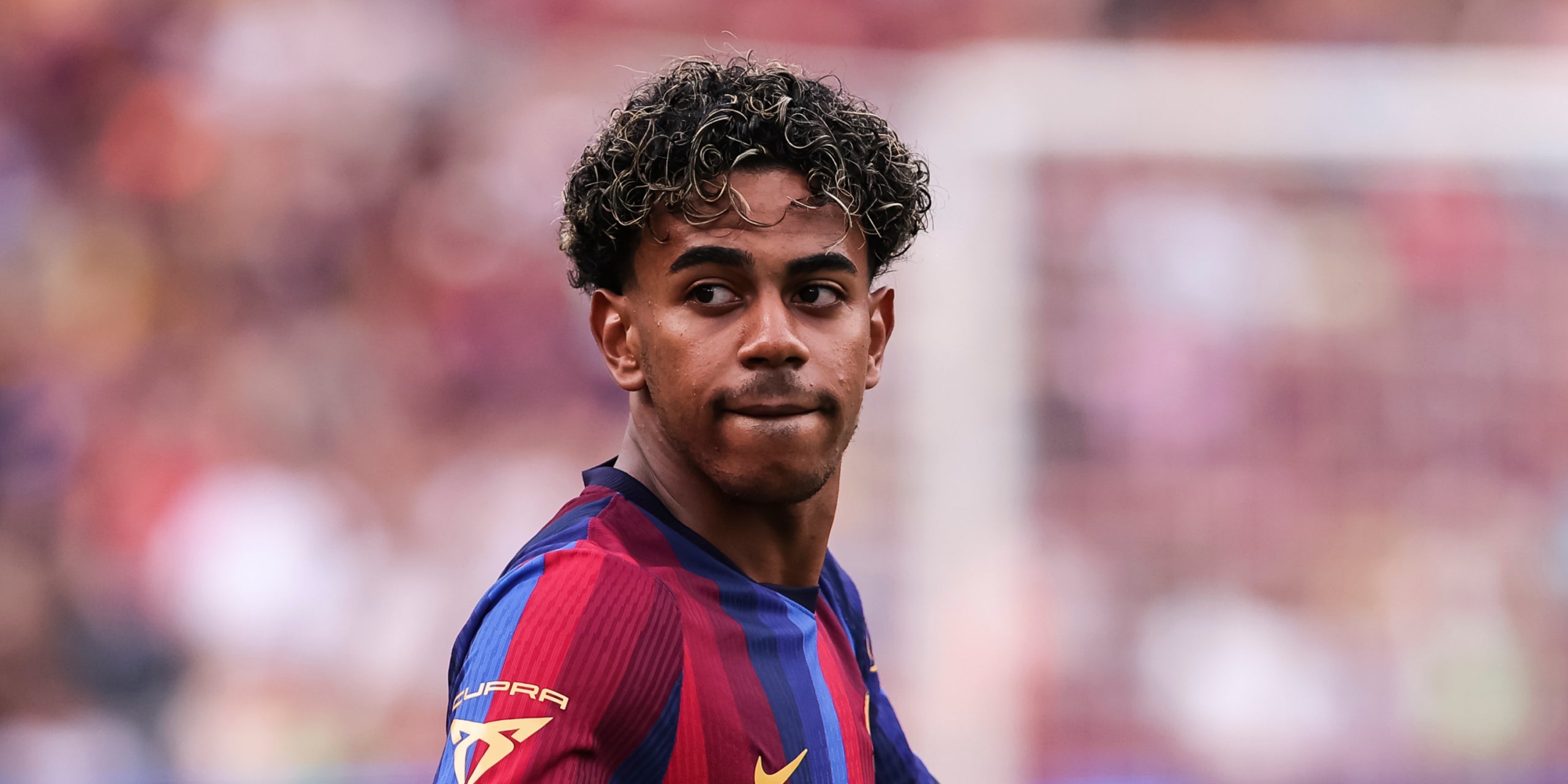 Lamine Yamal, durant un partit amb el Barça | Europa Press